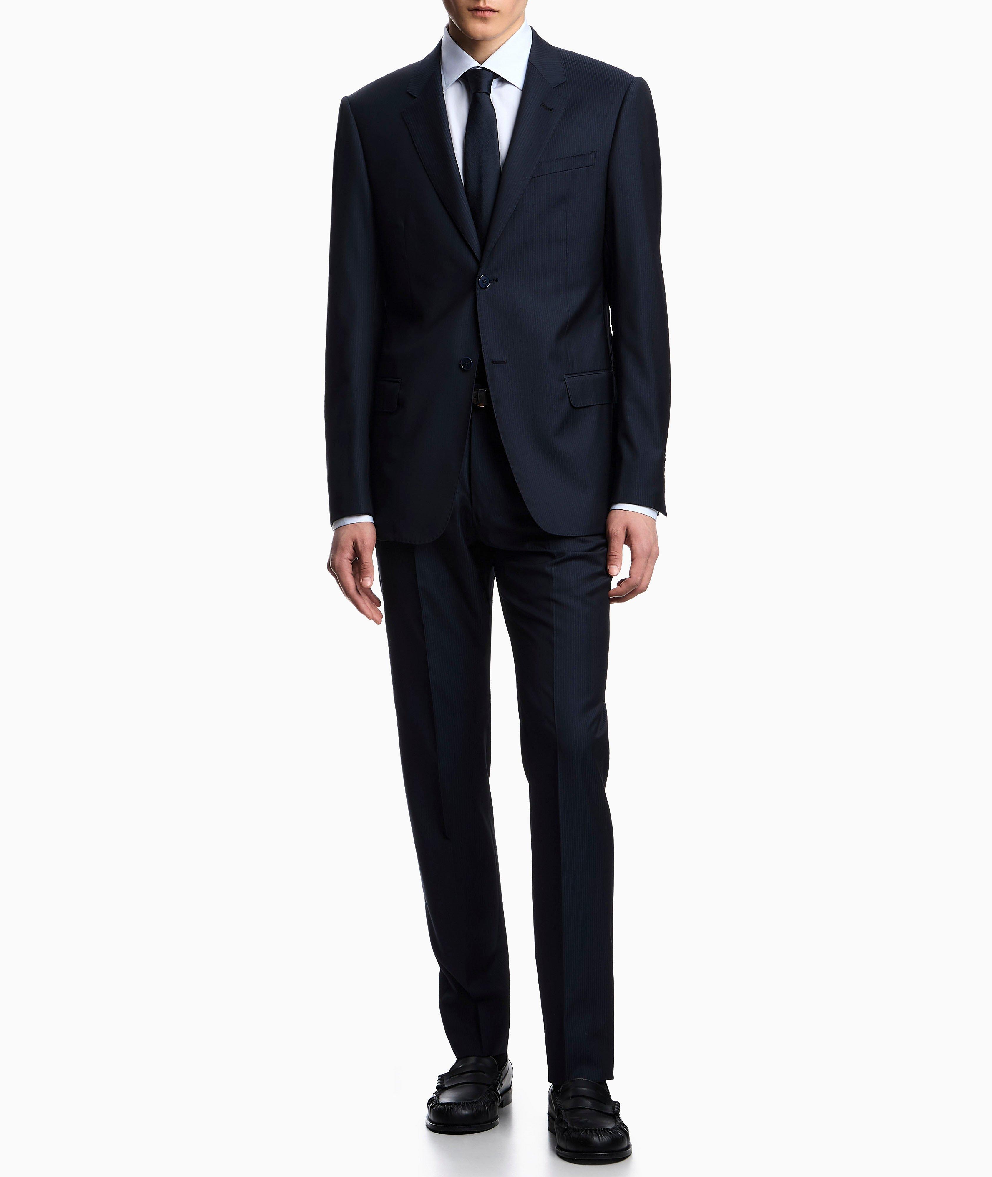 Pinstripe Virgin Wool Suit image 1