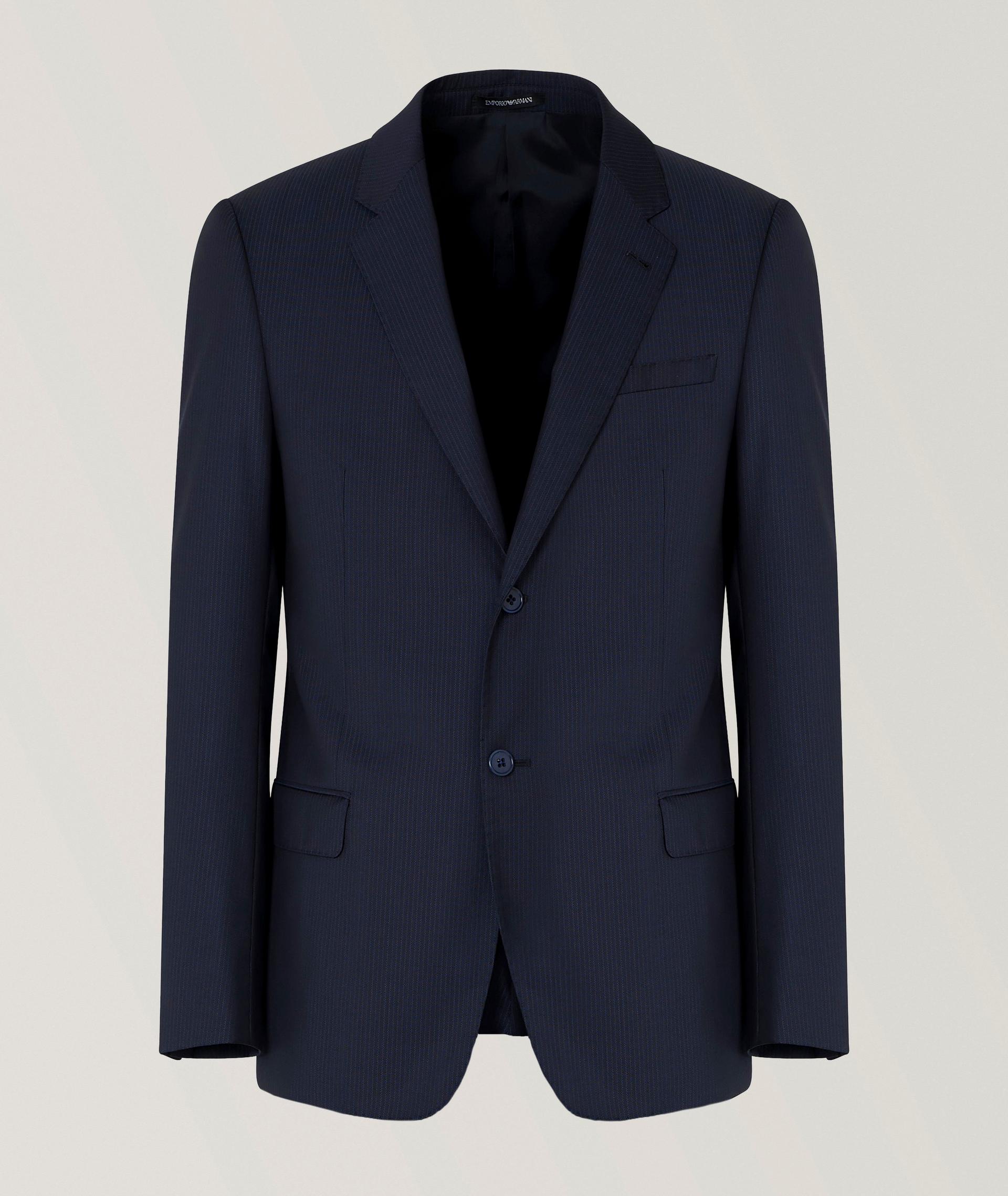 Pinstripe Virgin Wool Suit image 0