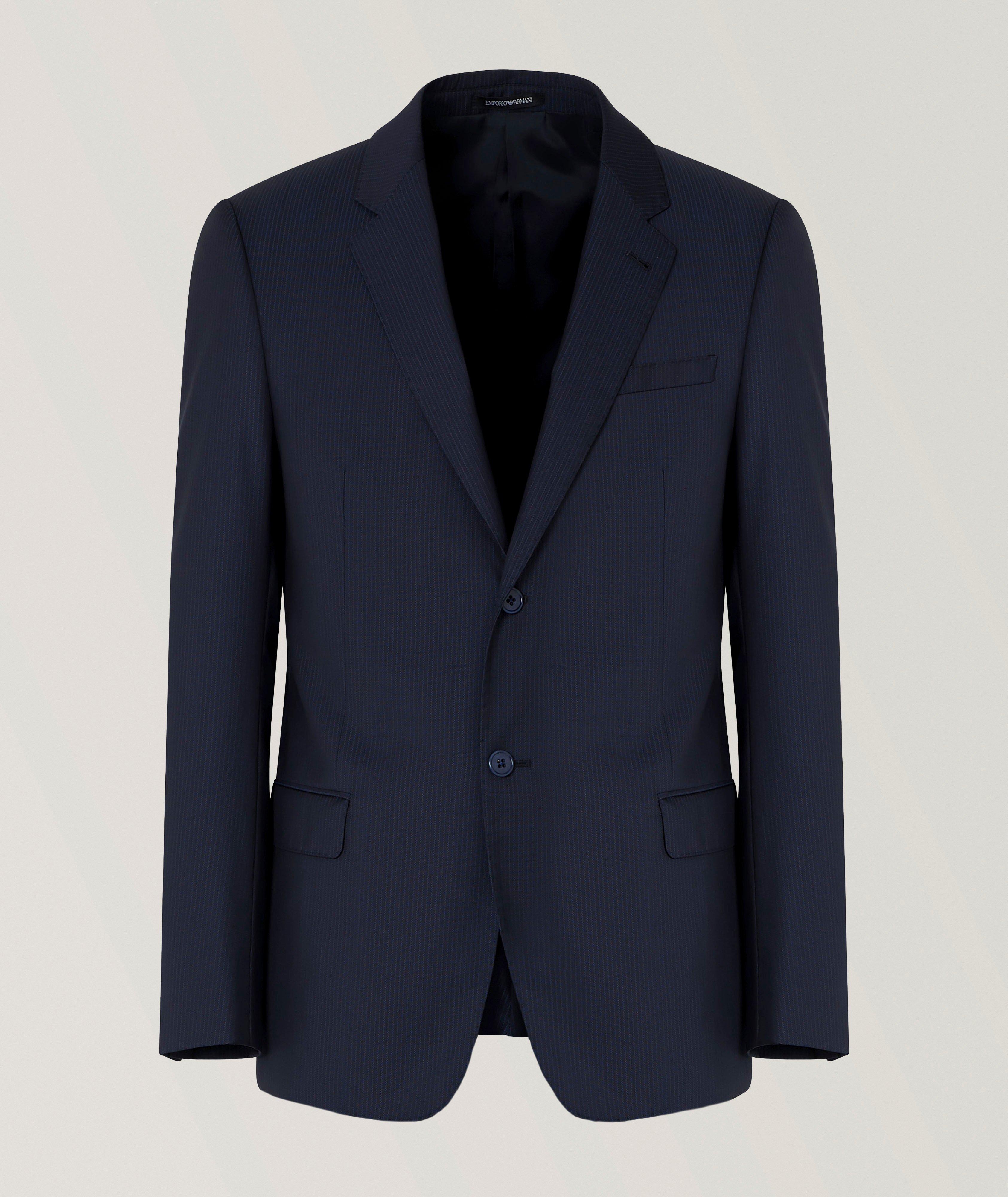 Pinstripe Virgin Wool Suit image 0