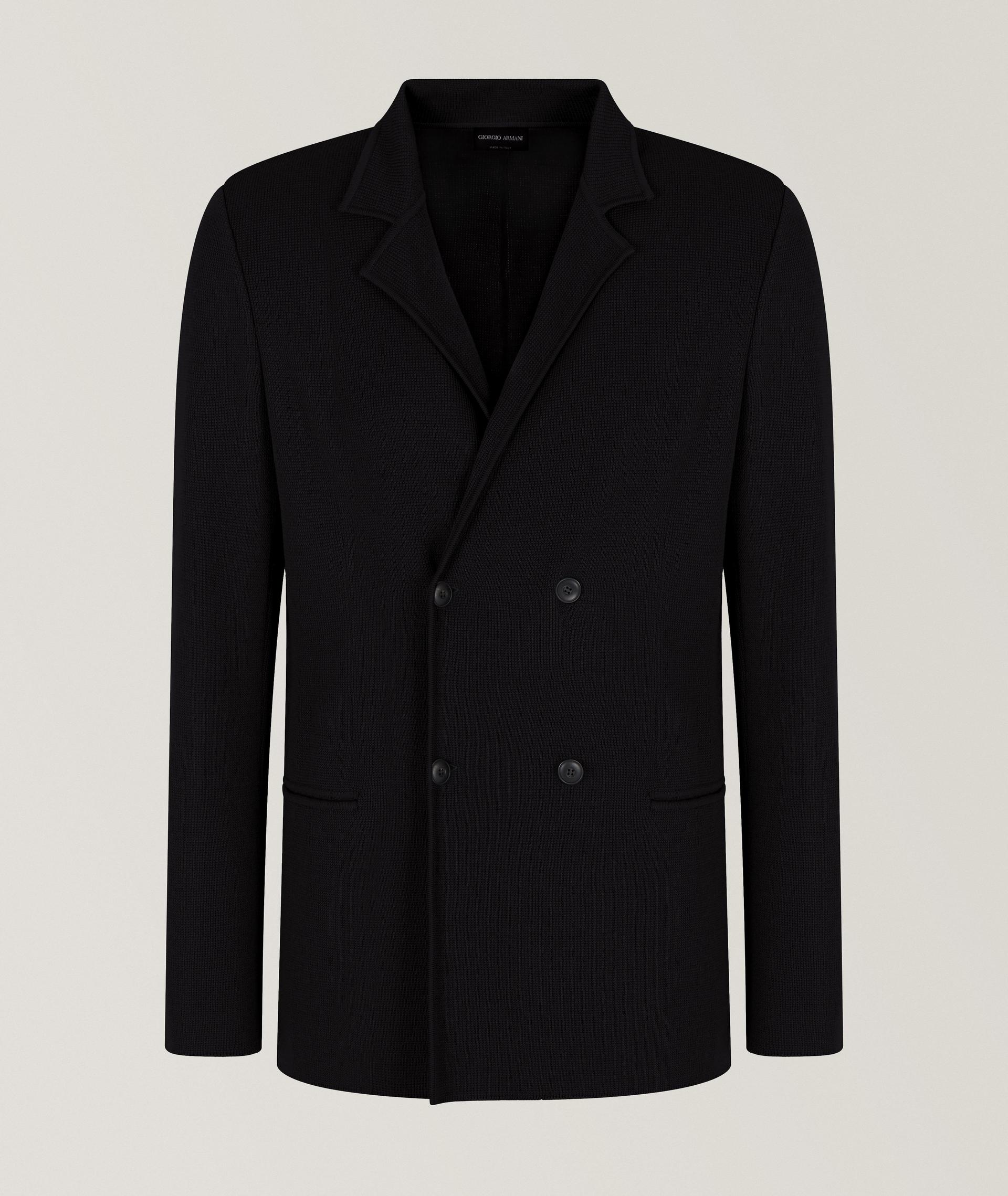 Double-Breasted Wool-Cashmere Sport Jacket image 0