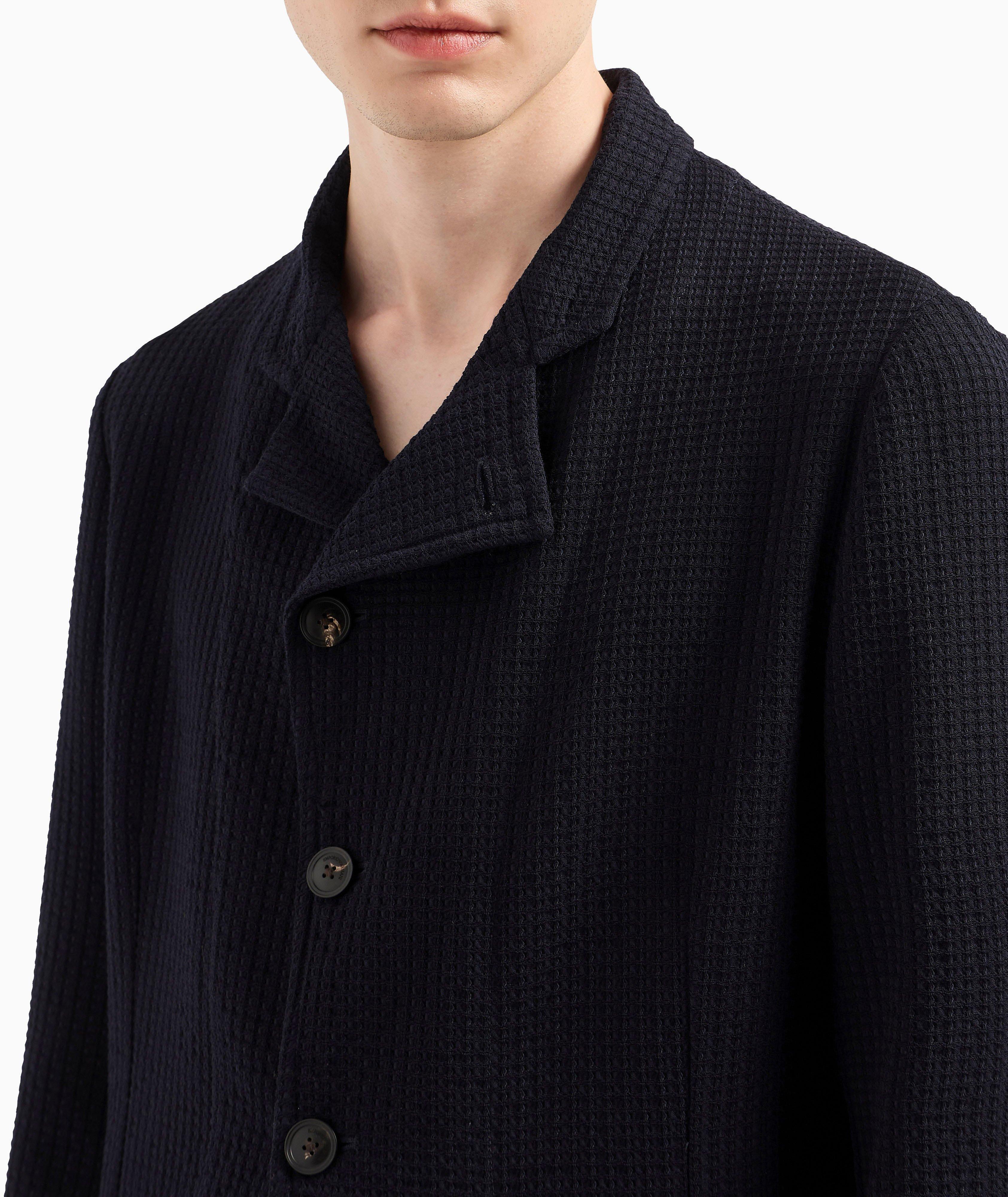 Asymmetric Guru-Collar Wool-Blend Jacket  image 2