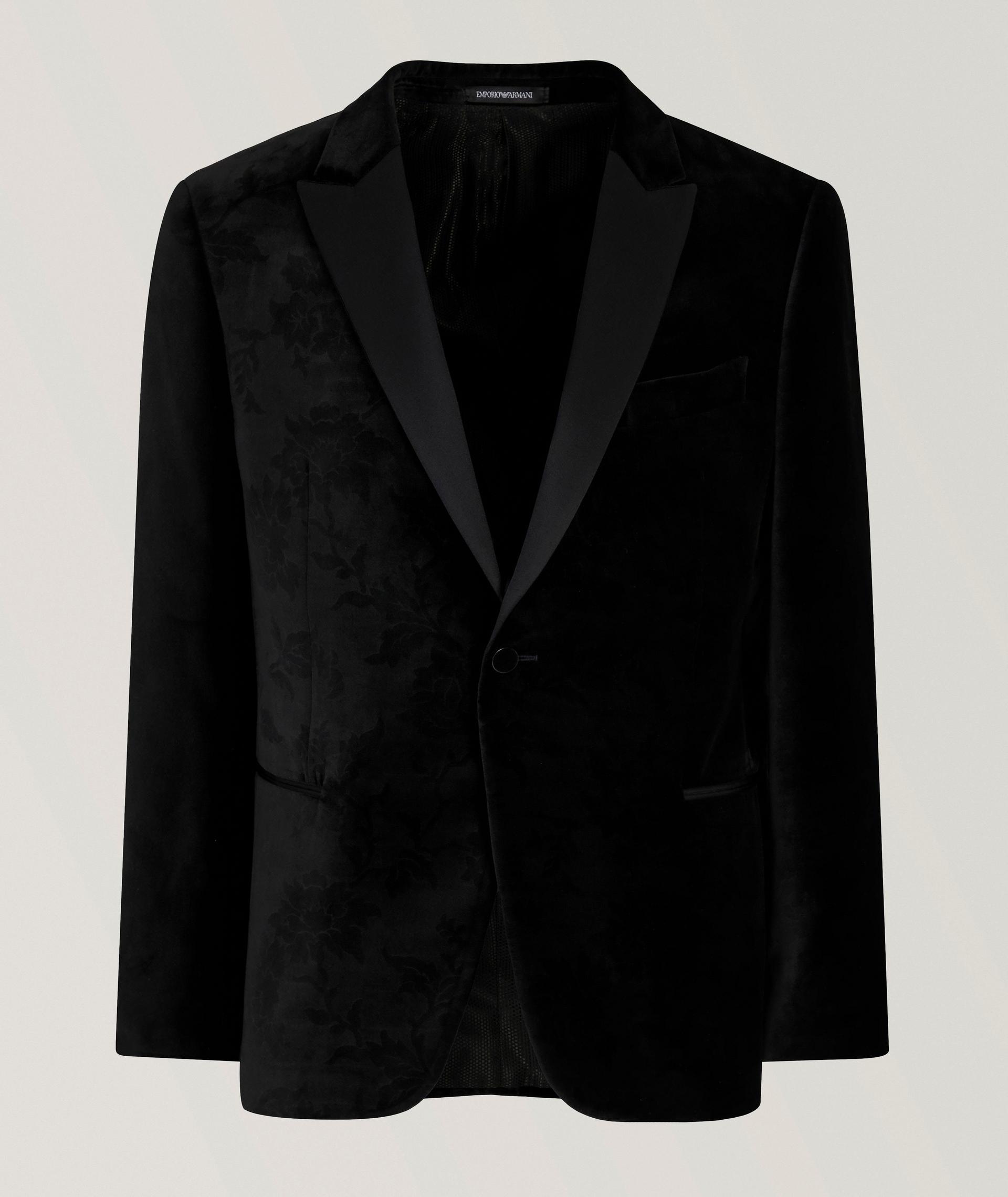 Embossed Velvet Tuxedo Jacket image 0