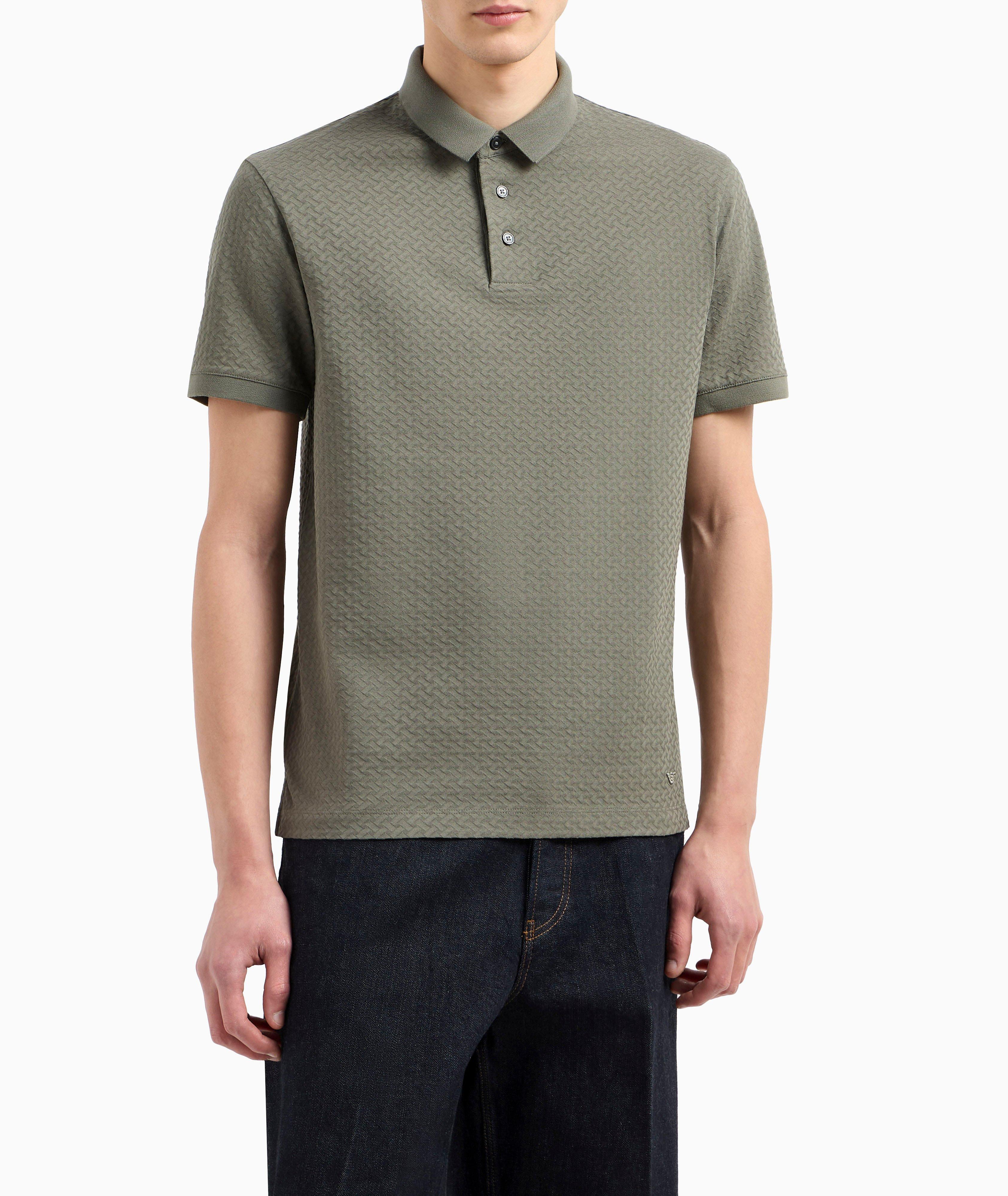 Jacquard Jersey Polo image 1