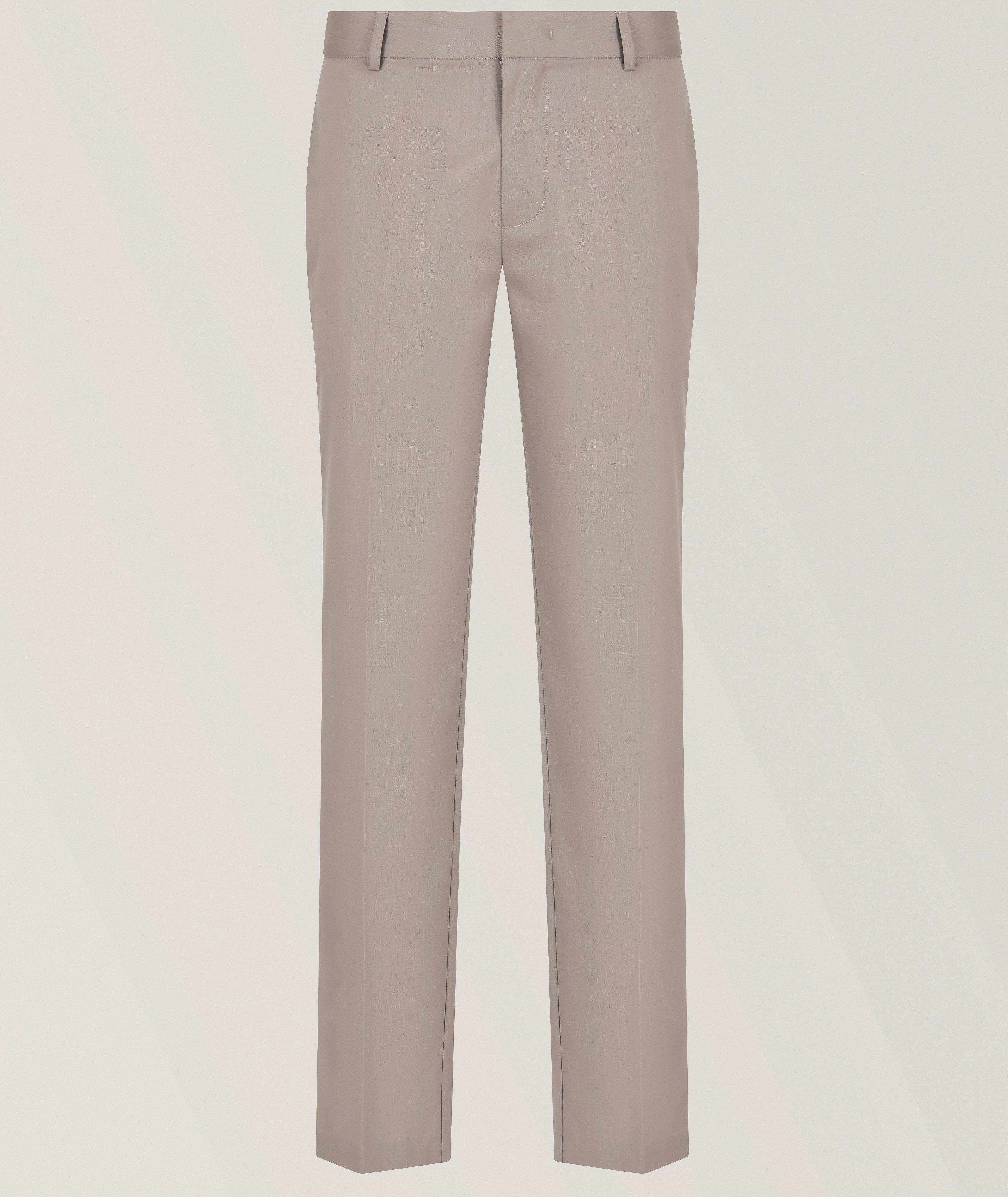 Emporio Armani Wool Twill Dress Pants