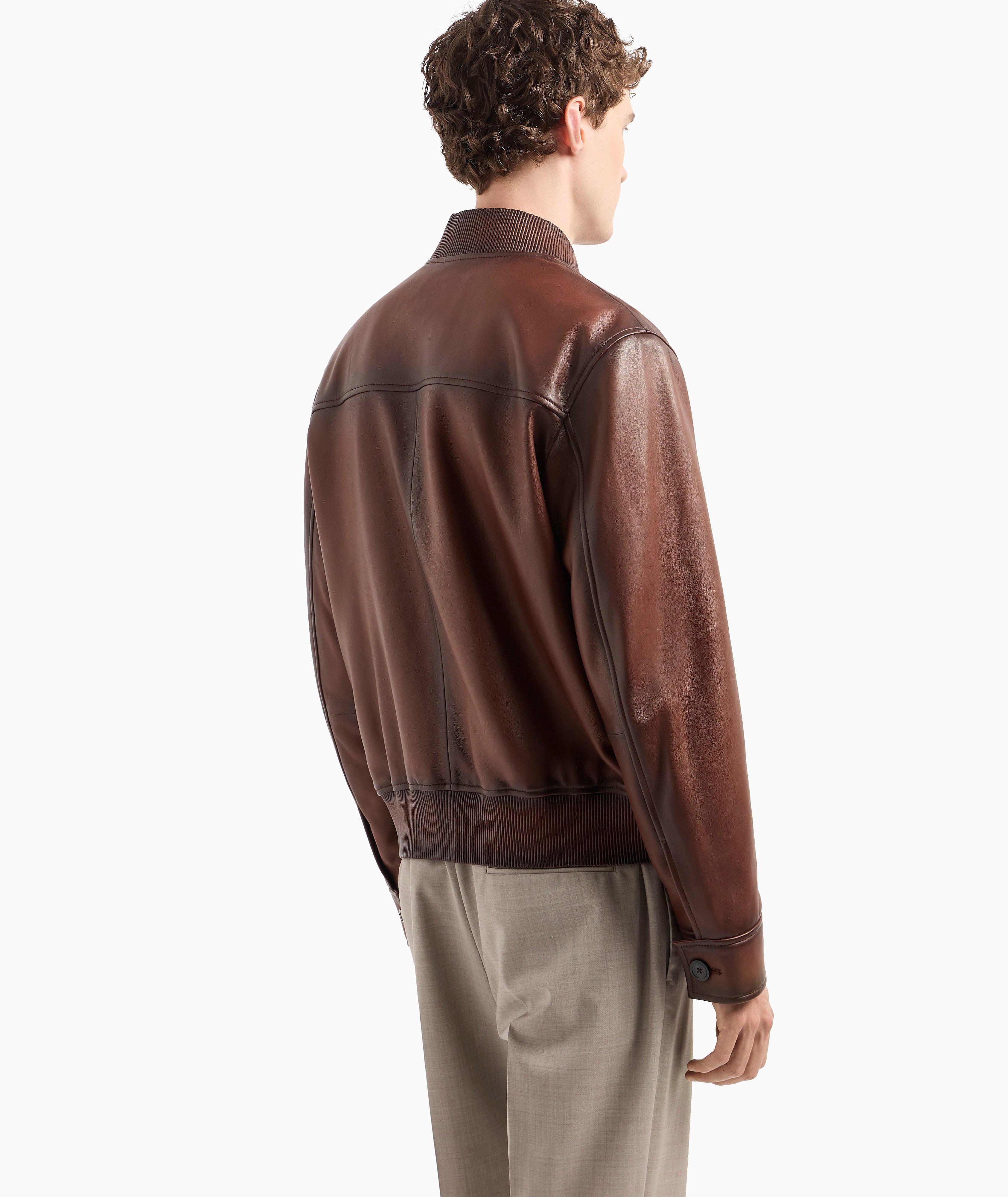 Nappa Leather Bomber Jacket image 2