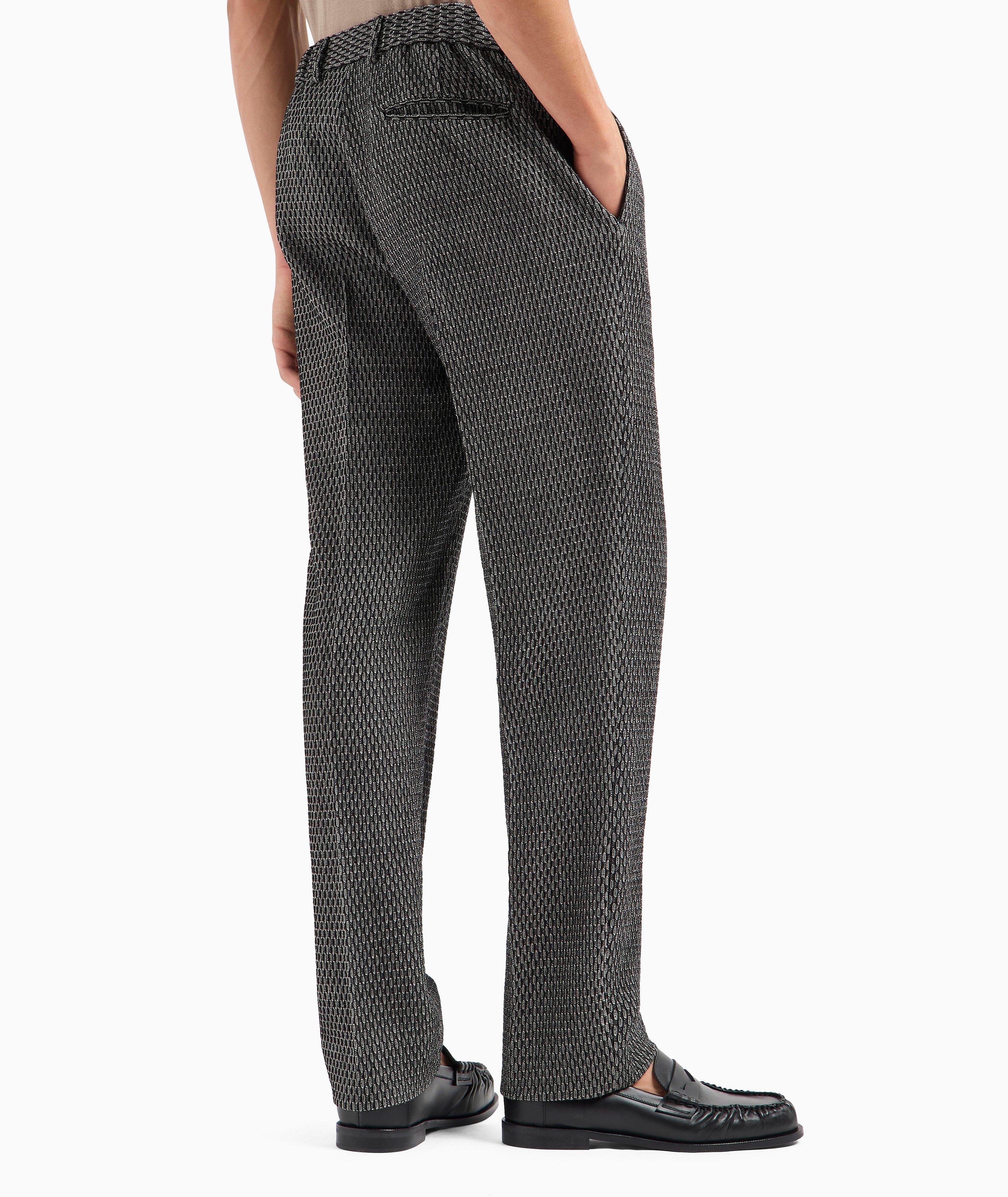 Textured Virgin Wool Trousers image 2