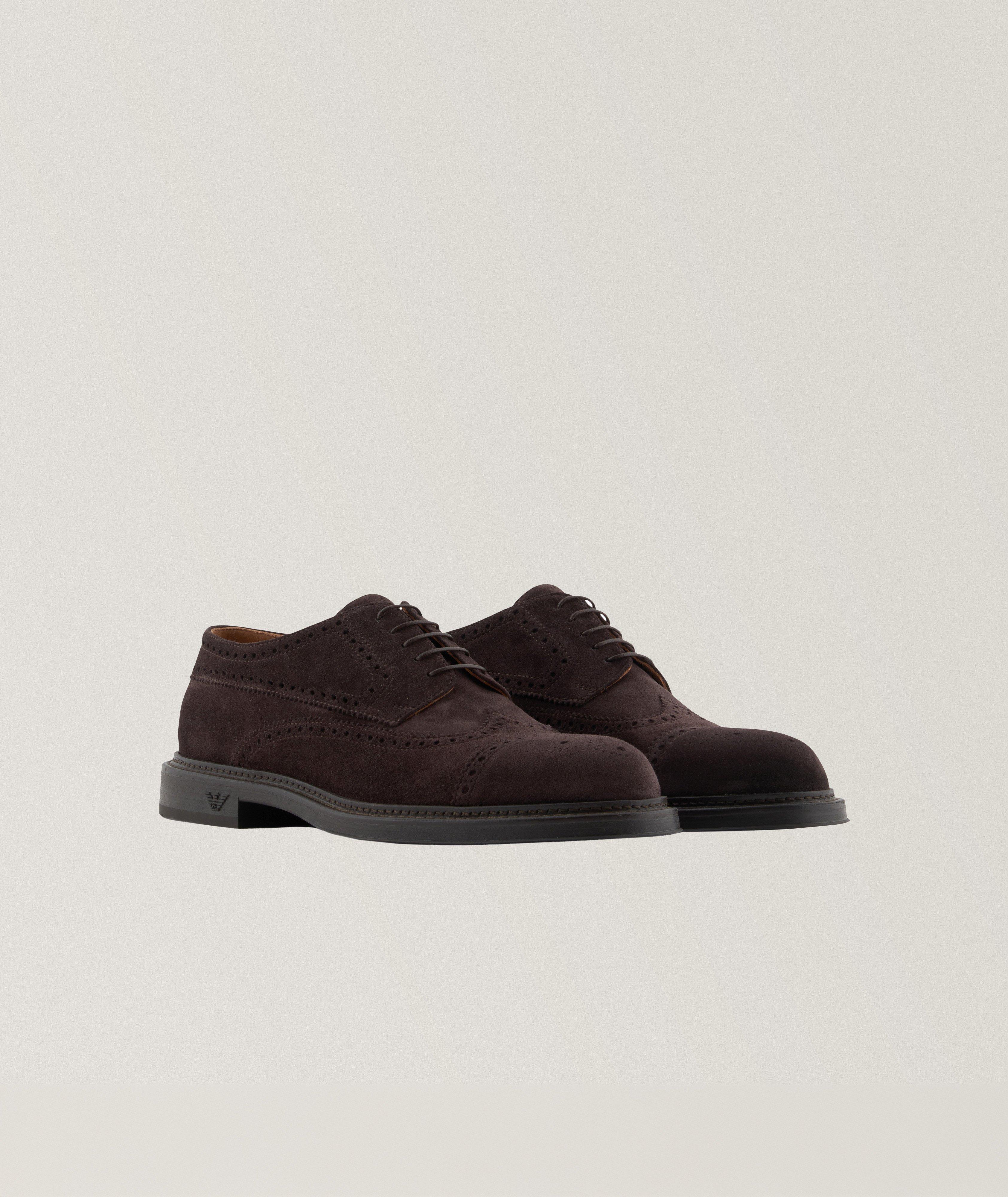 Suede Wingtip Brogues  image 2