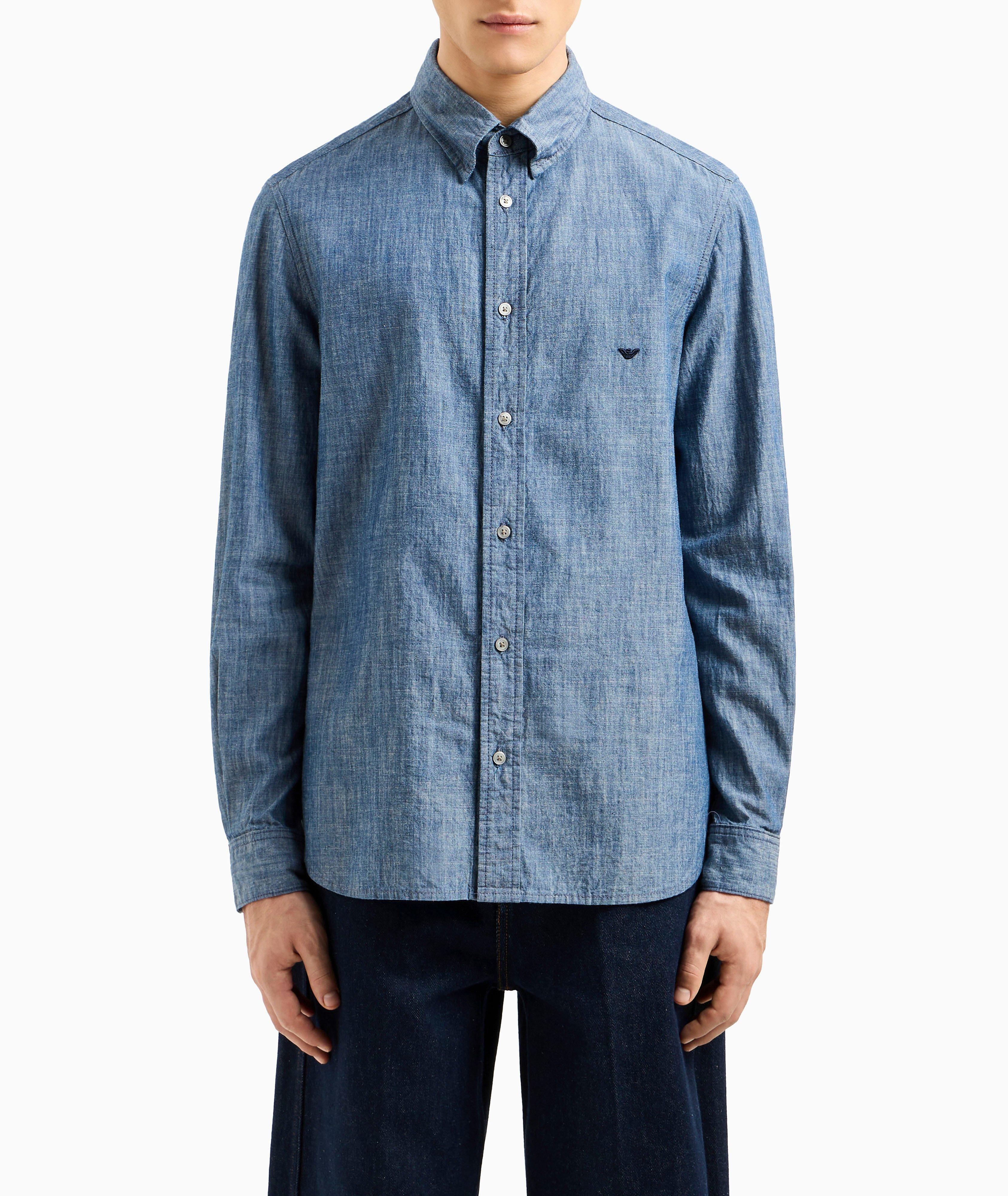 Chemise en toile chambray de coton image 1