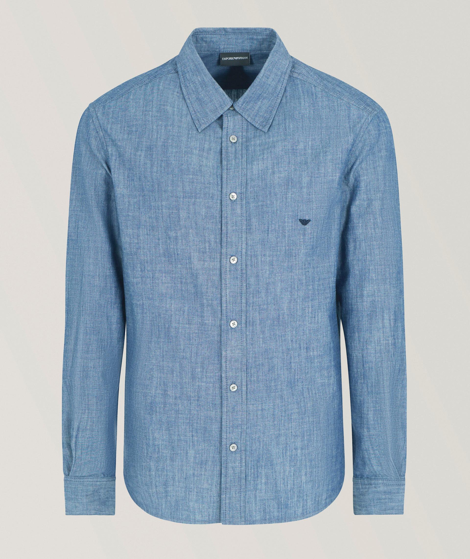 Chemise en toile chambray de coton image 0