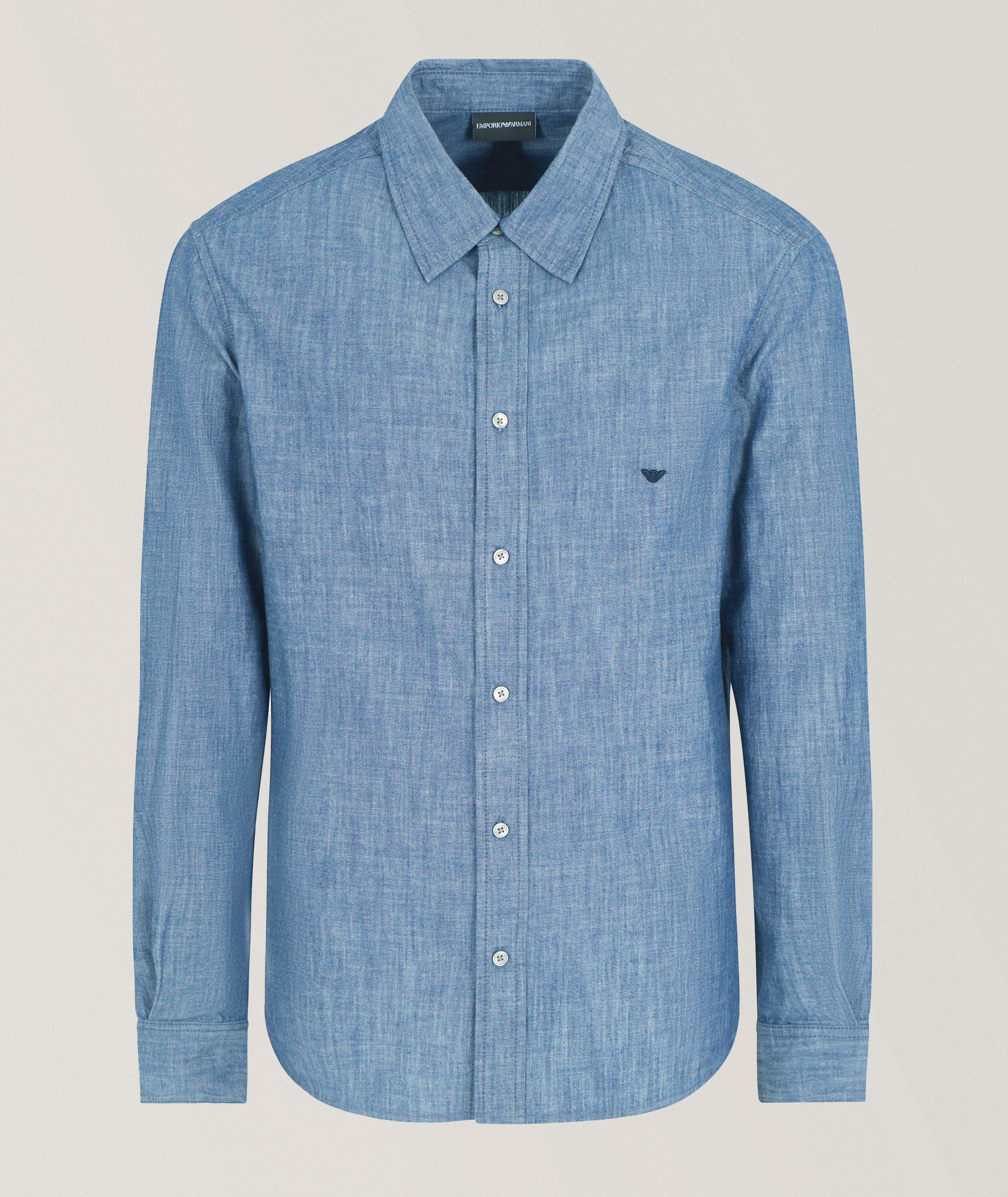 Chemise en toile chambray de coton image 0