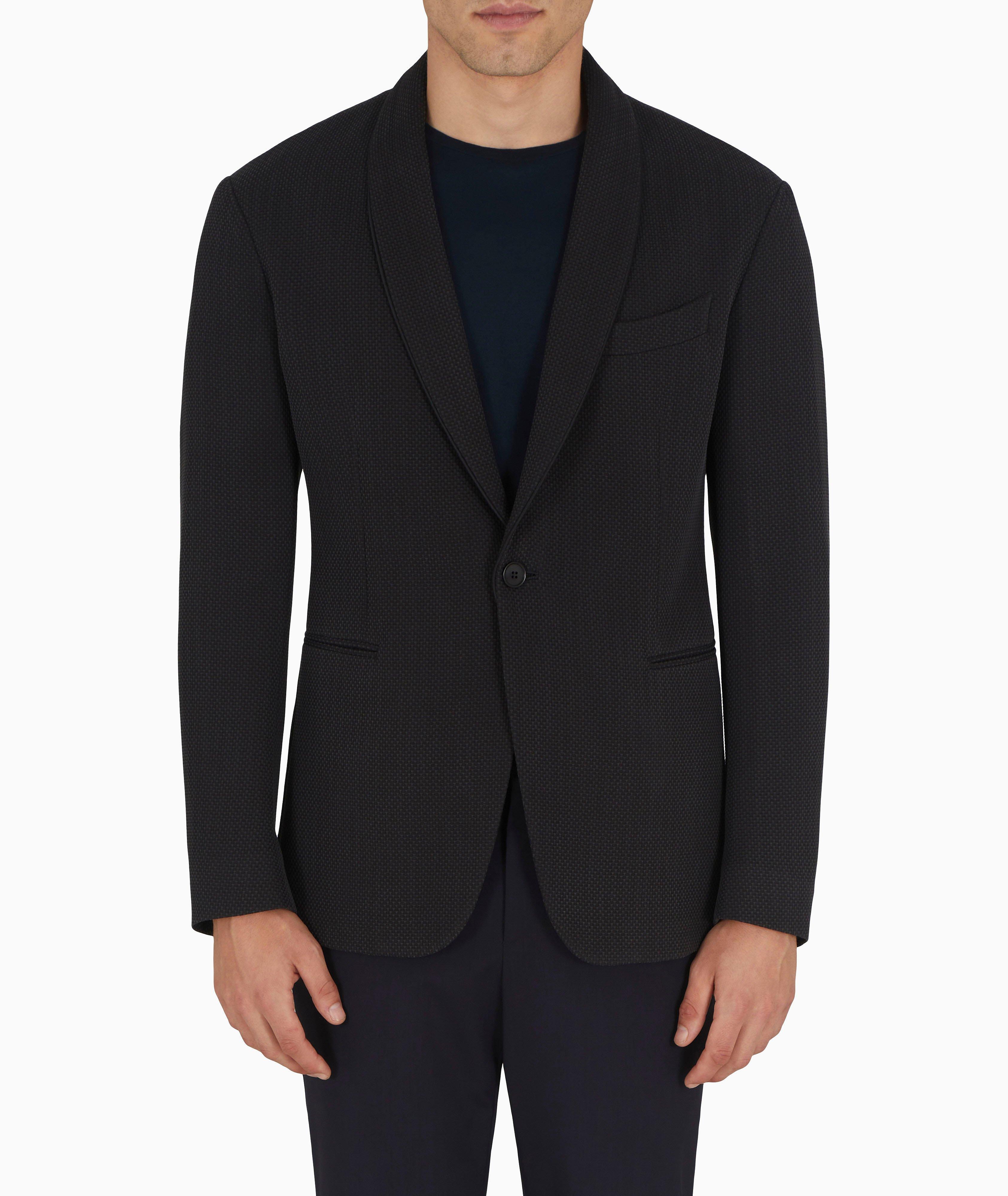 Shawl Collar Silk-Blend Sport Jacket image 5