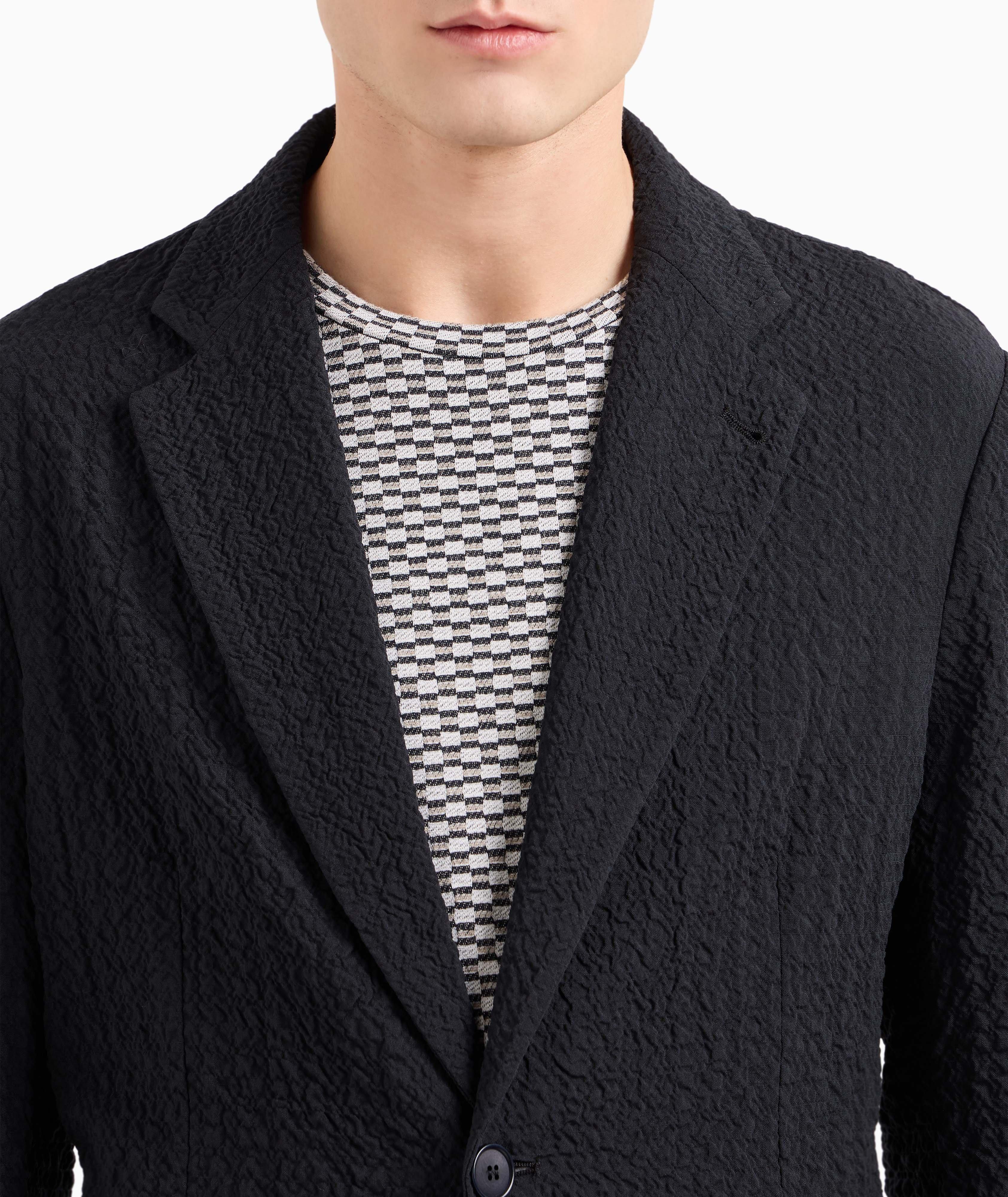 Stretch-Wool Single-Breasted Sport Jacket image 2