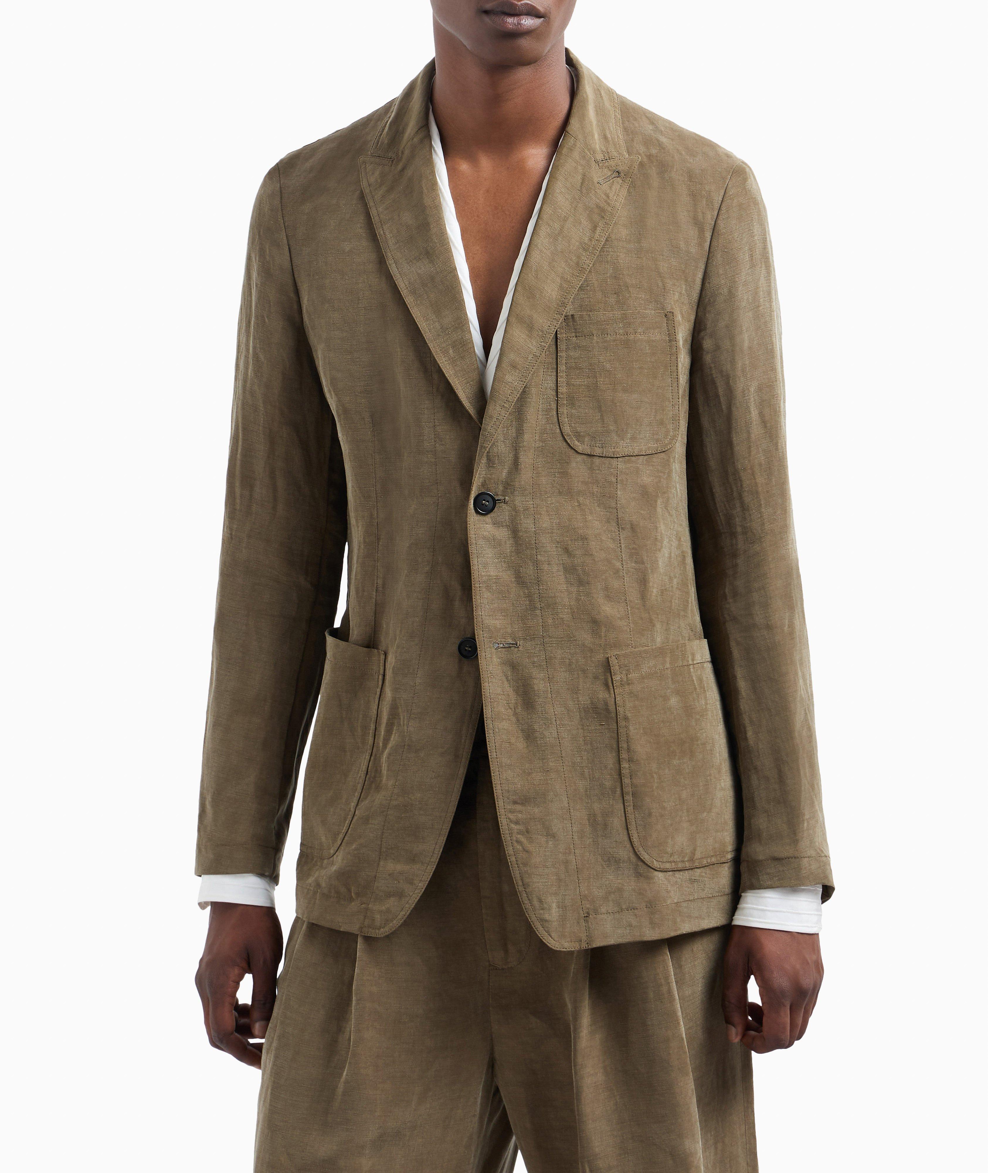 Linen-Blend Sport Jacket image 1