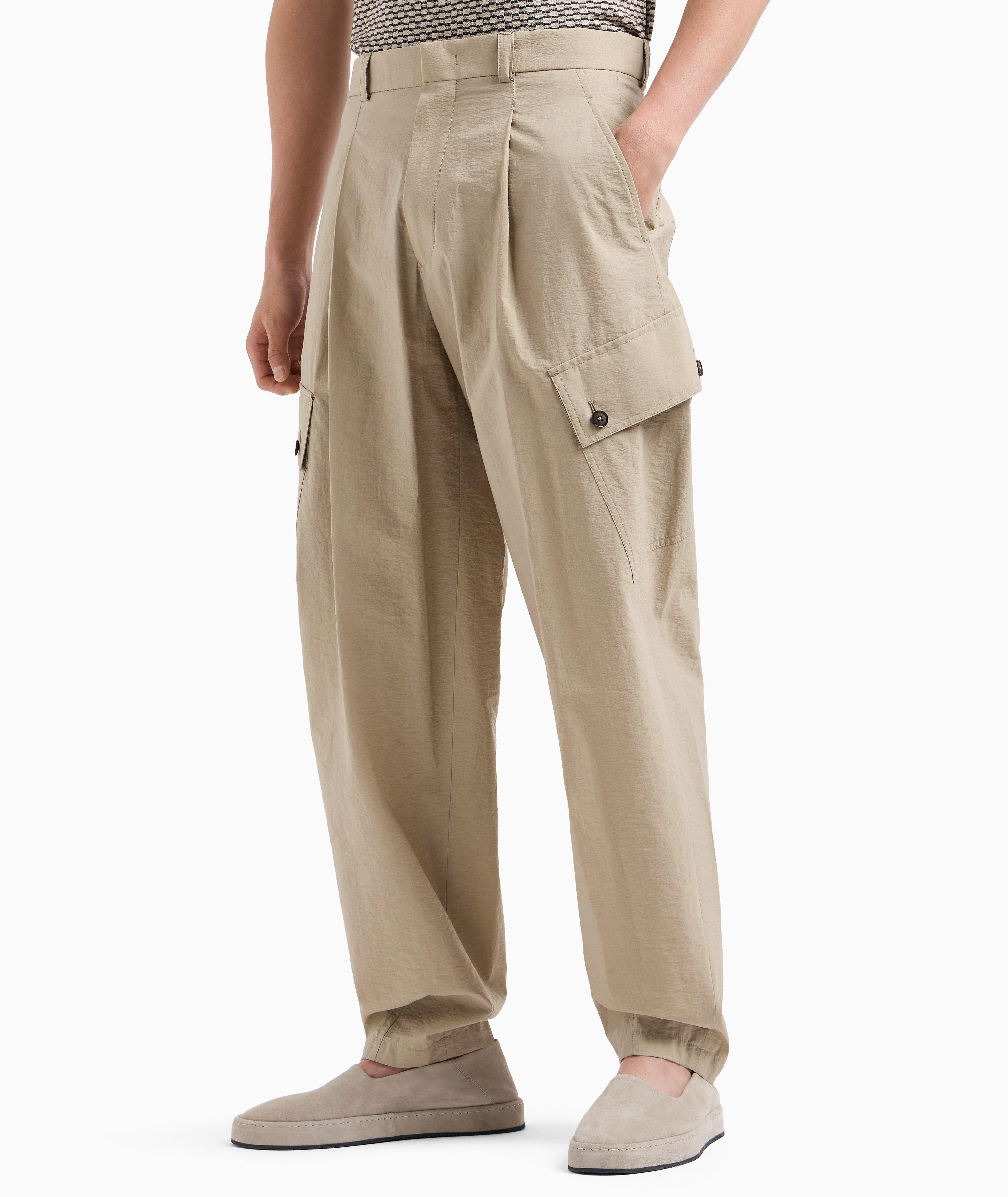 Pantalon cargo en toile de coton image 1