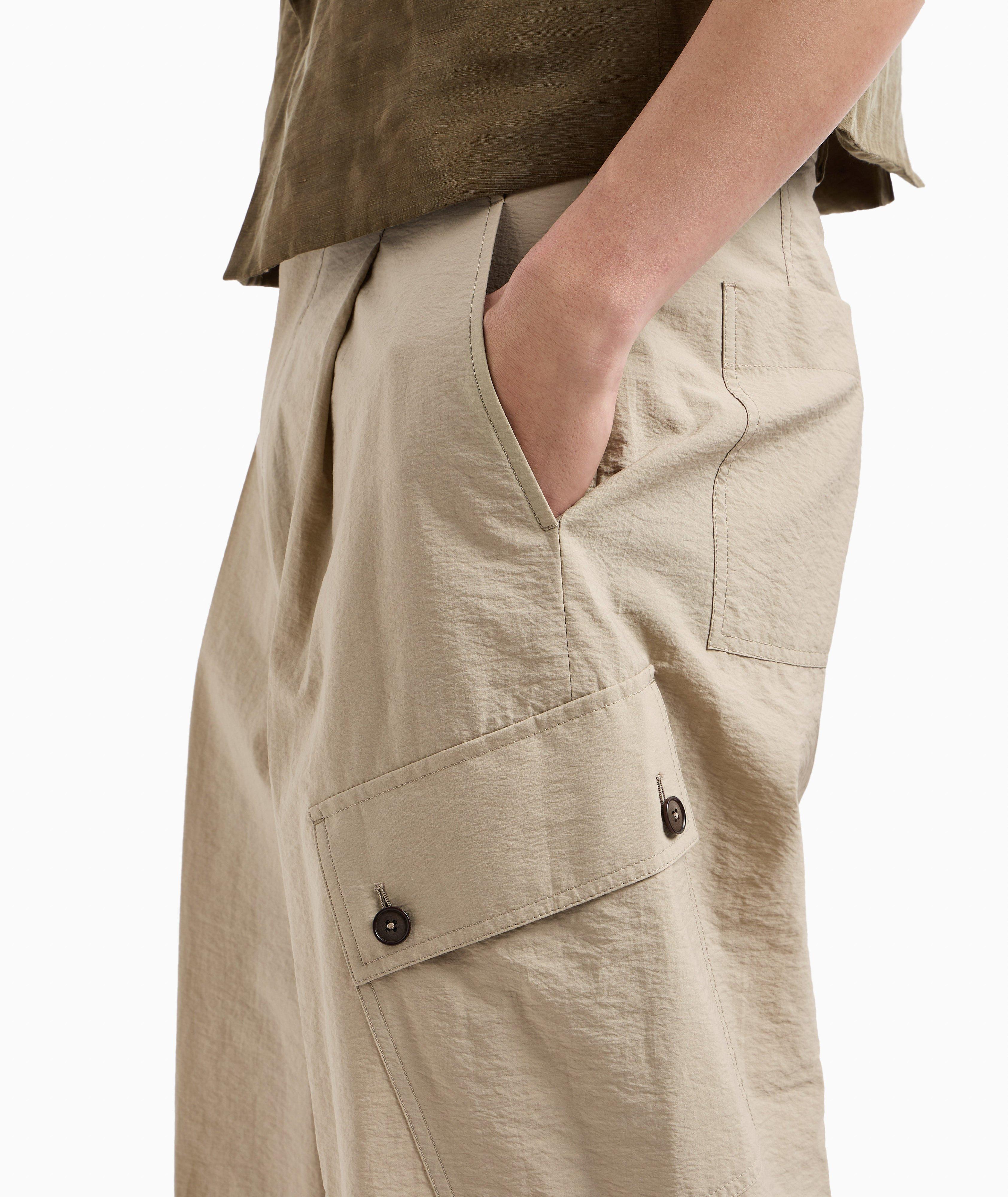 Pantalon cargo en toile de coton image 2