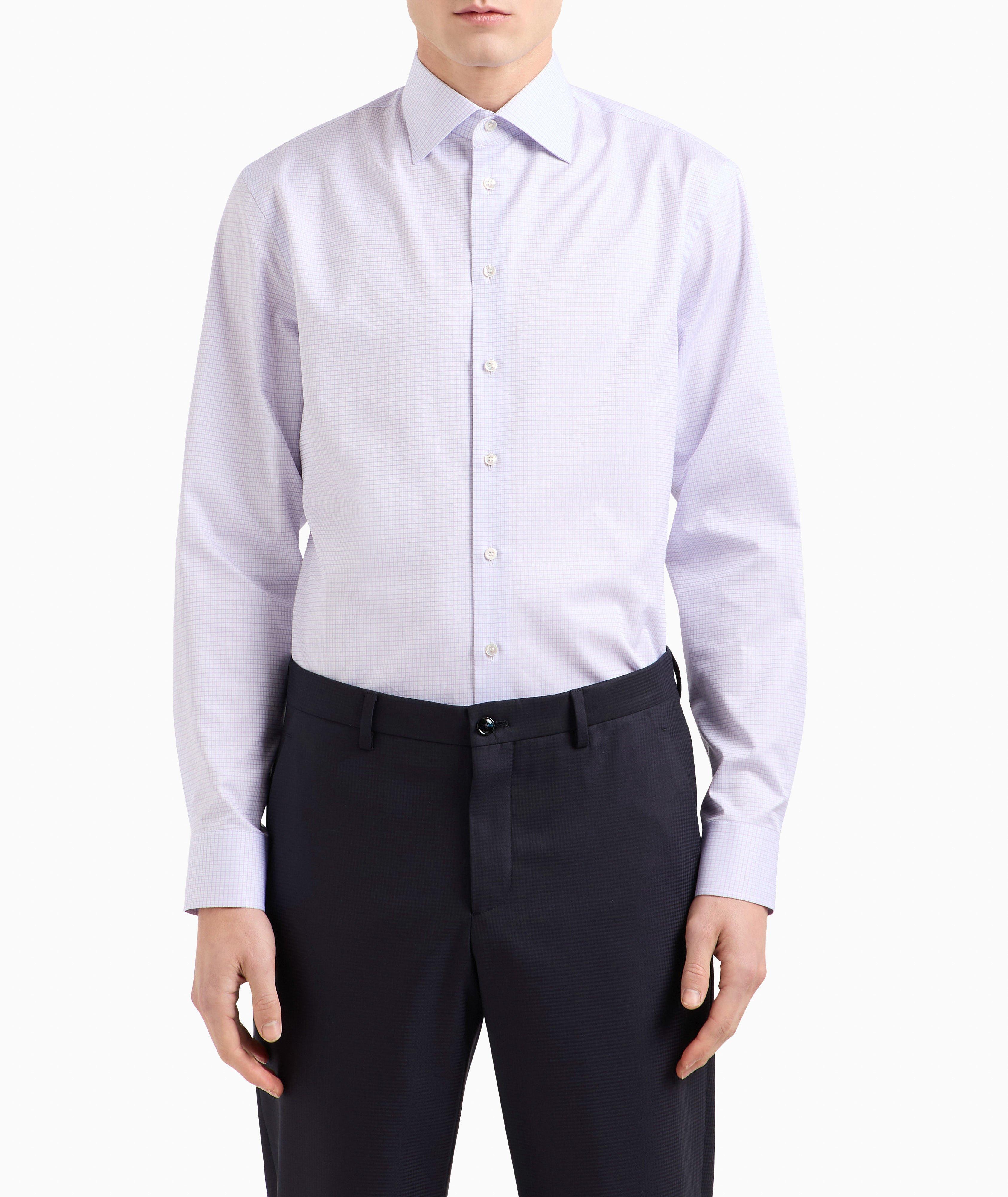 Micro-Woven Cotton Dress Shirt image 1