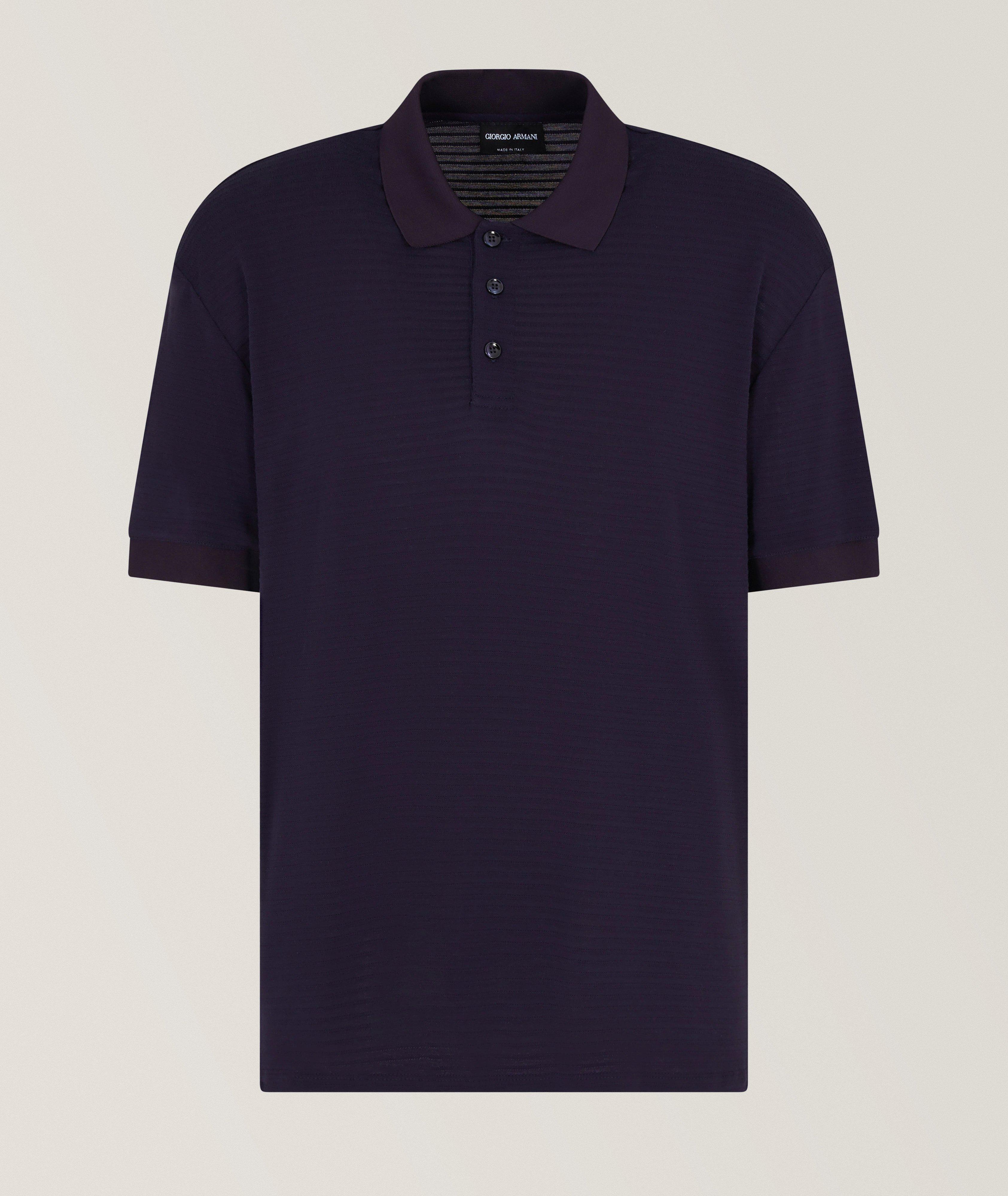 Embroidered Stripe Polo  image 0