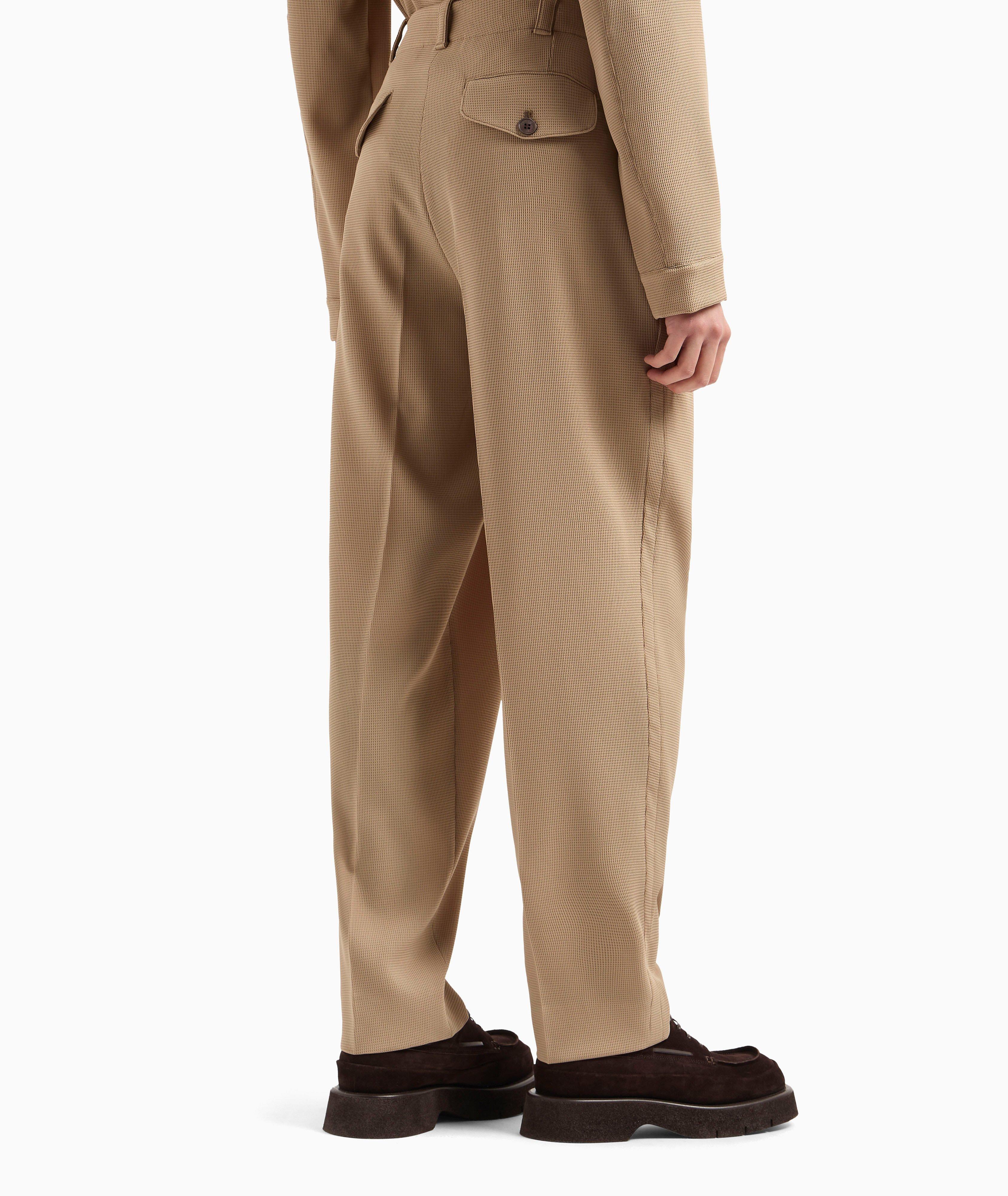 3D Crepe Jersey Trousers image 2