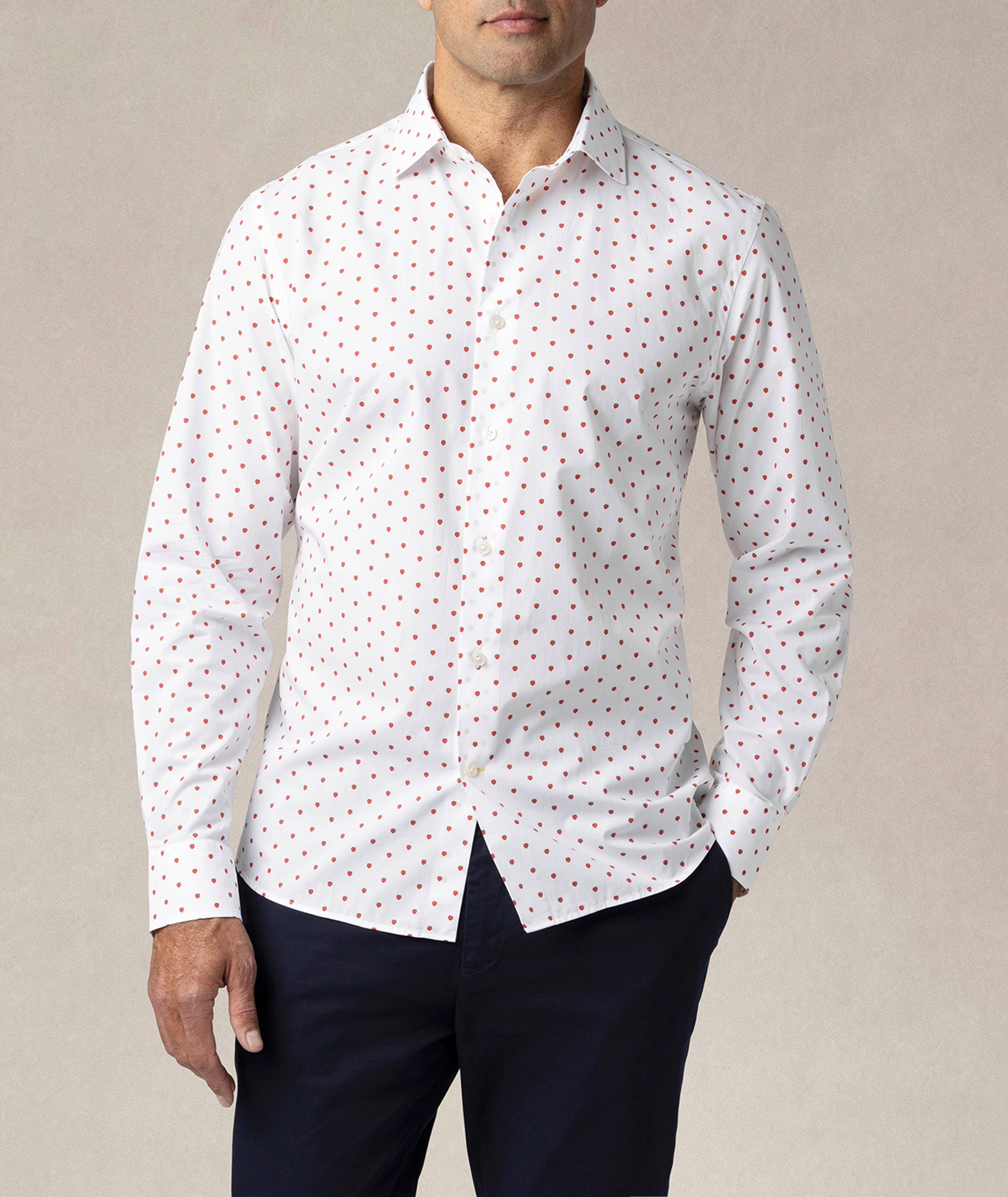 Chemise Reynolds en coton à motif de fraises image 1