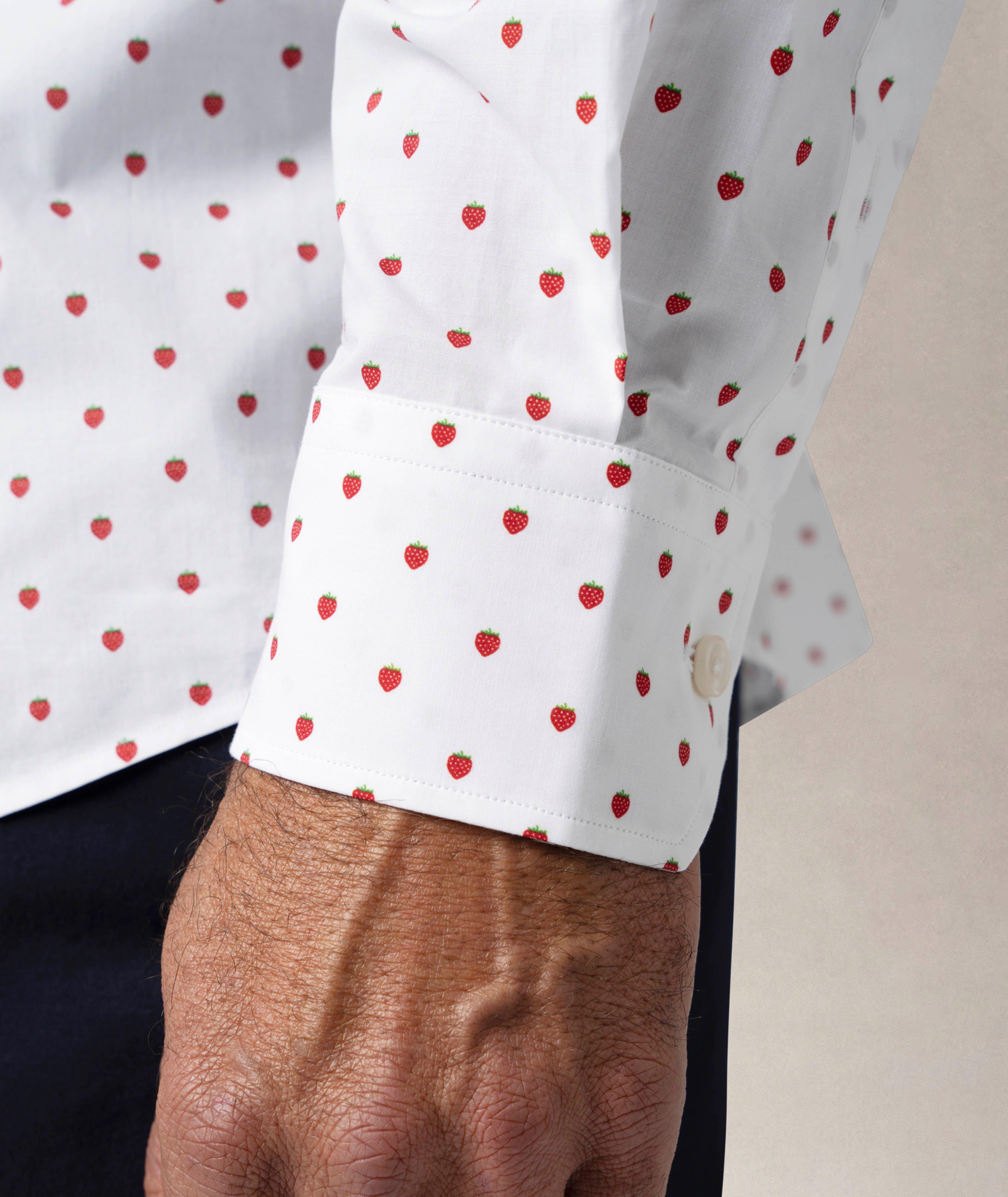Chemise Reynolds en coton à motif de fraises image 2