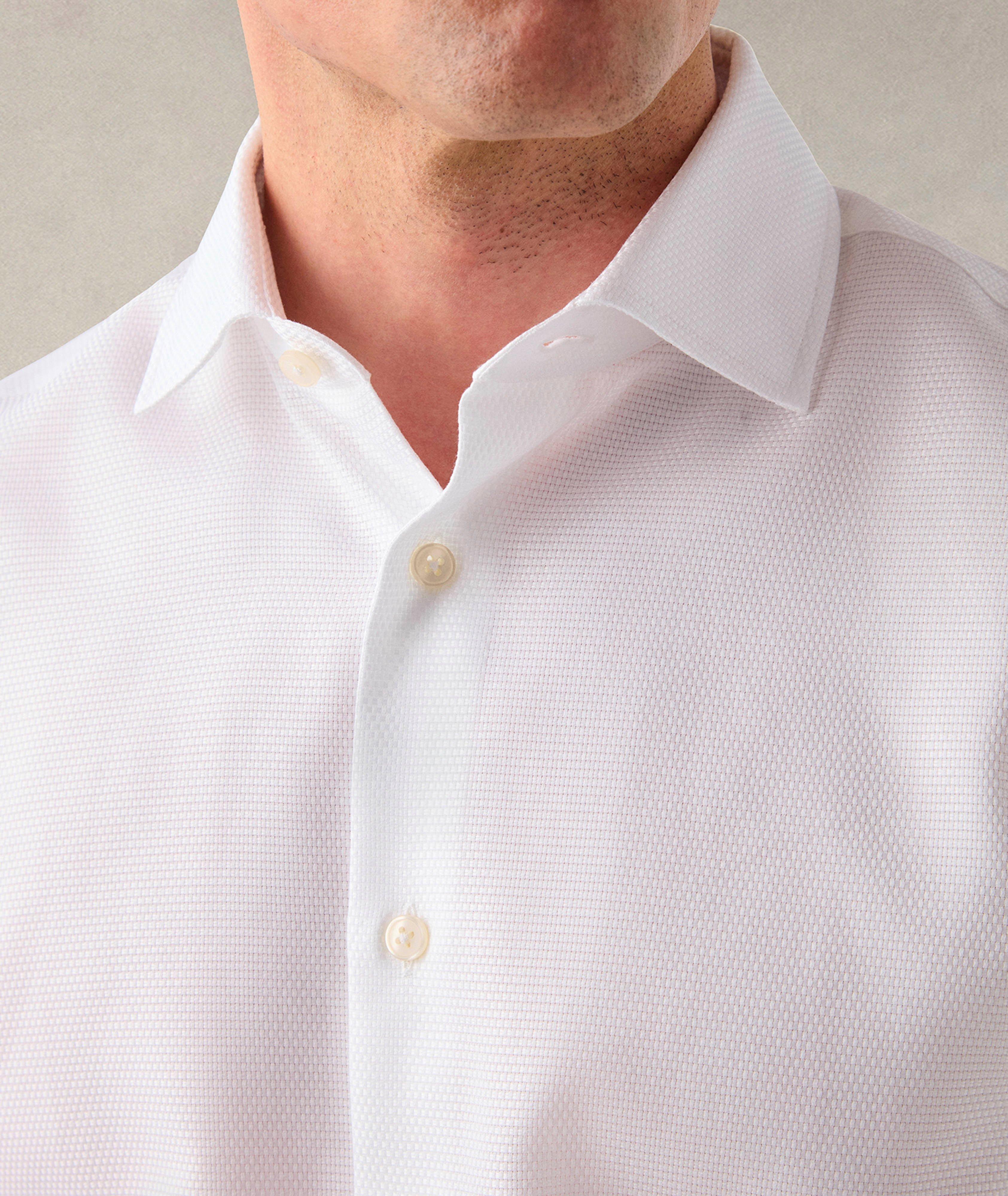 Contemporary-Fit Reynolds Hopsack Dress Shirt image 2