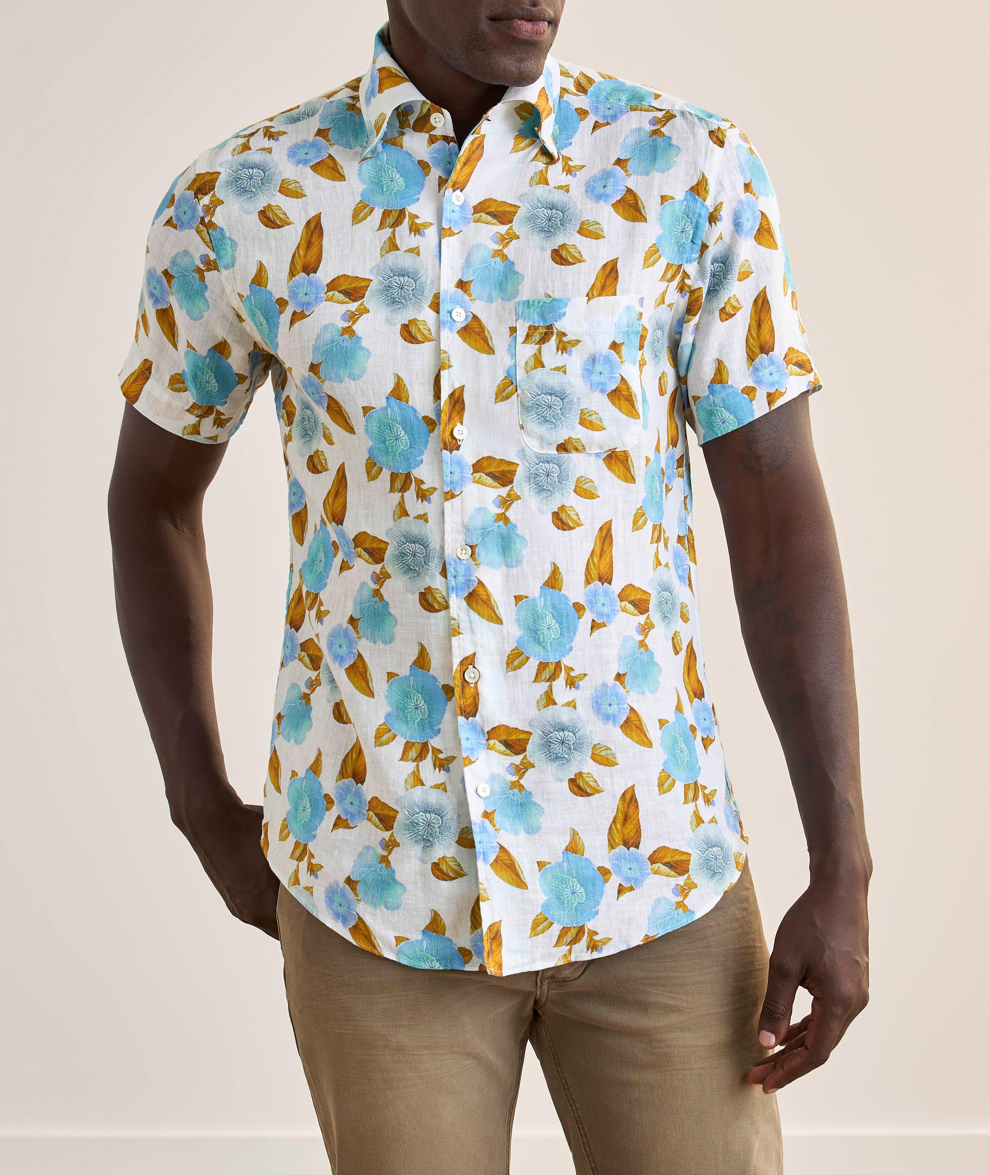 Chemise Morgan en lin à motif floral image 1