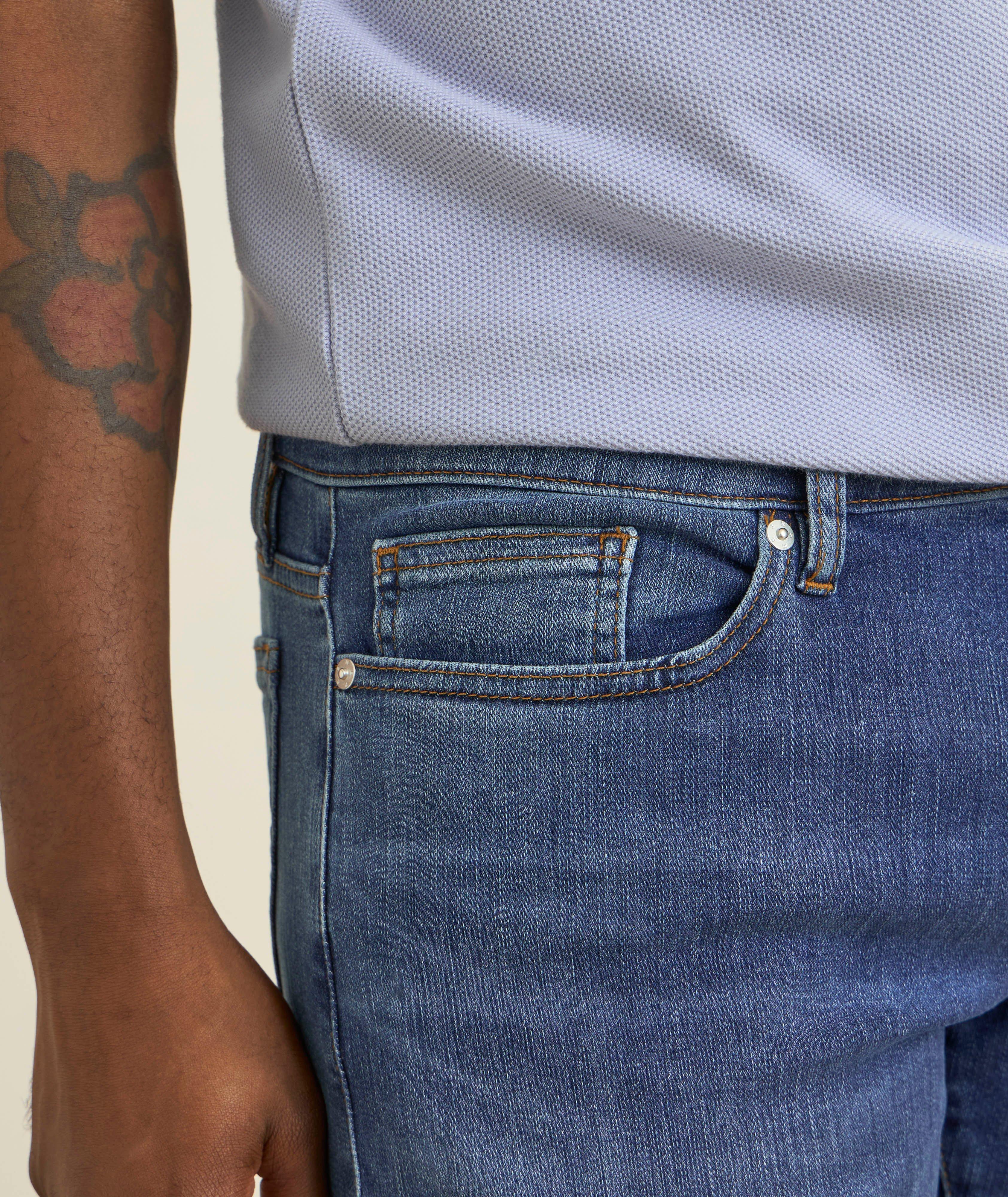 Jean L’homme en coton extensible de coupe amincie image 3