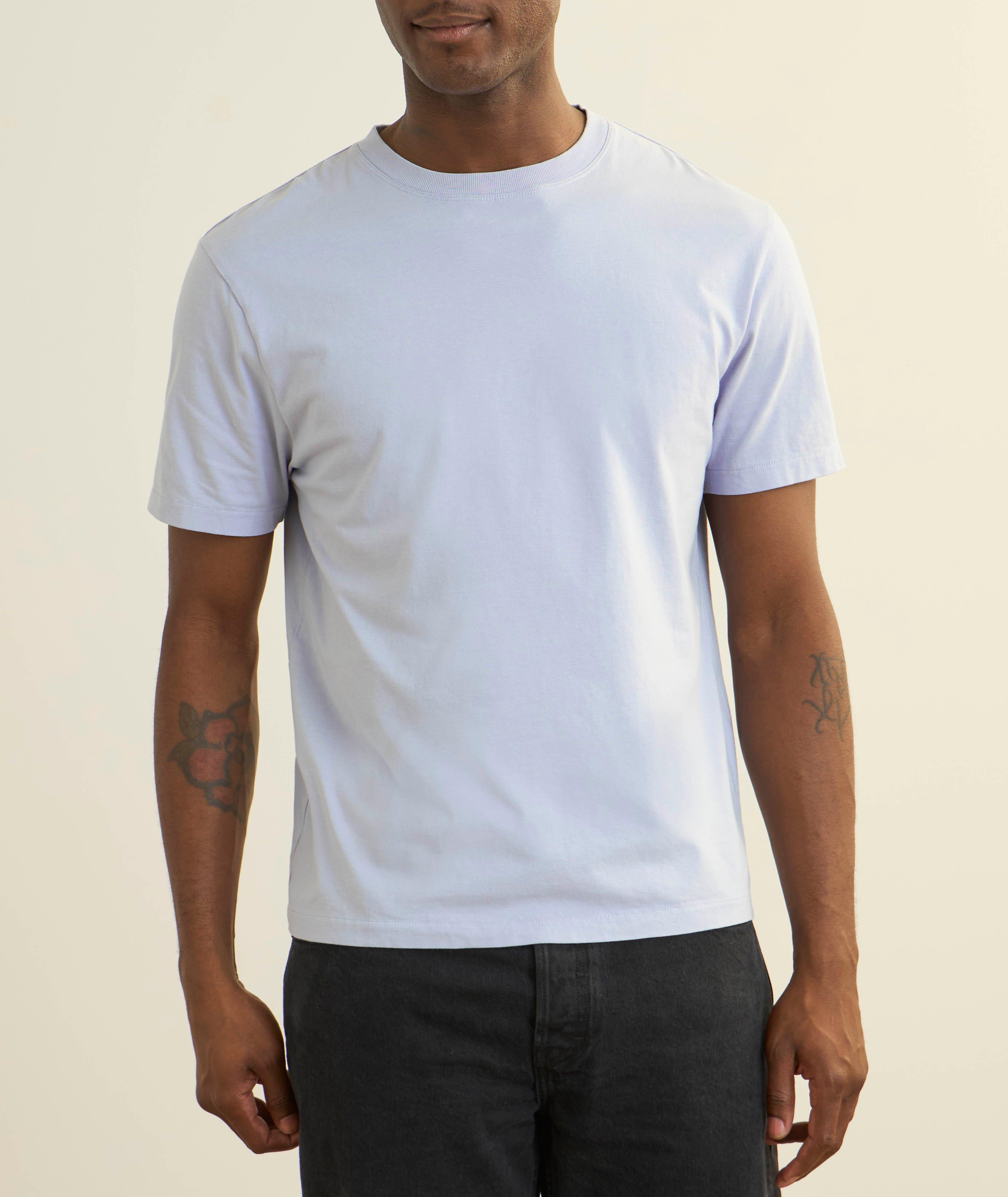 T-shirt en coton avec logo brodé image 1