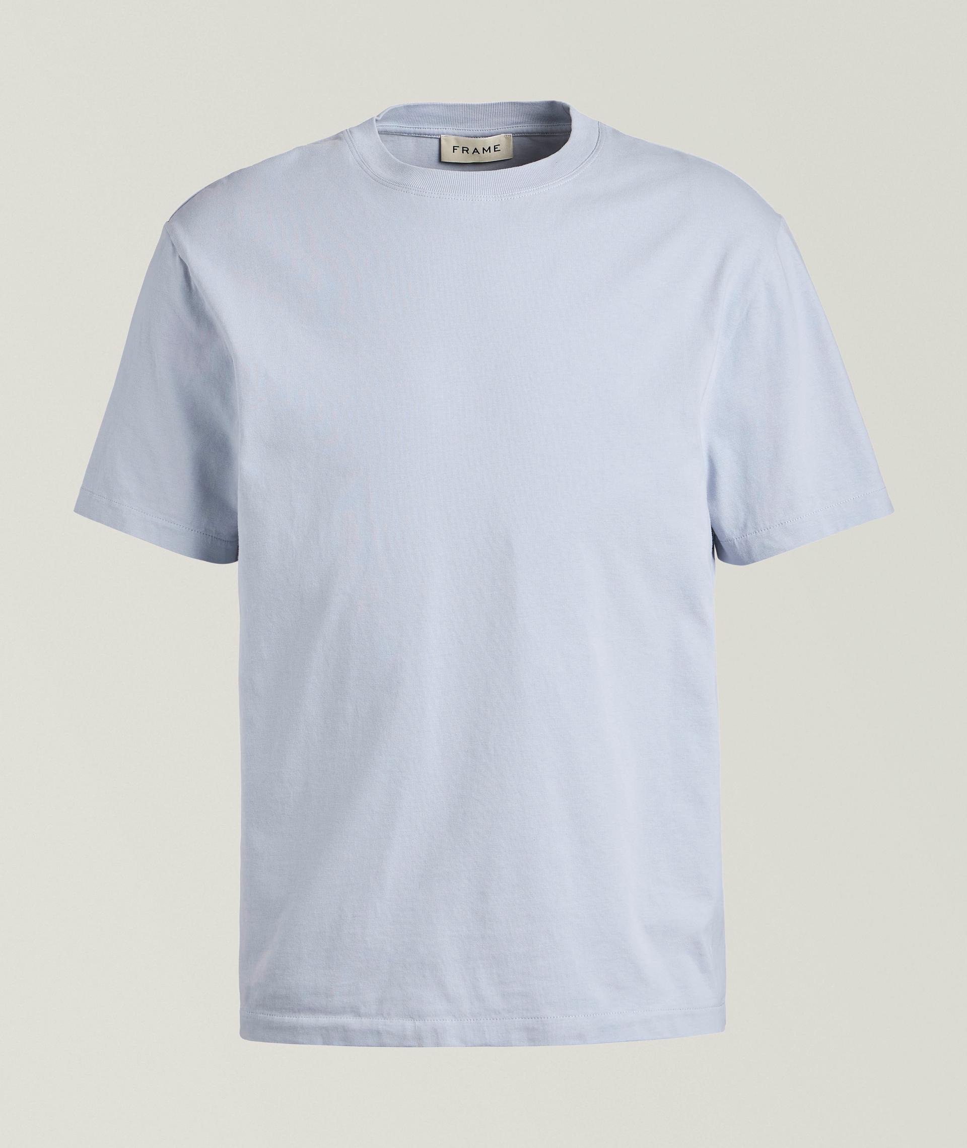 T-shirt en coton avec logo brodé image 0