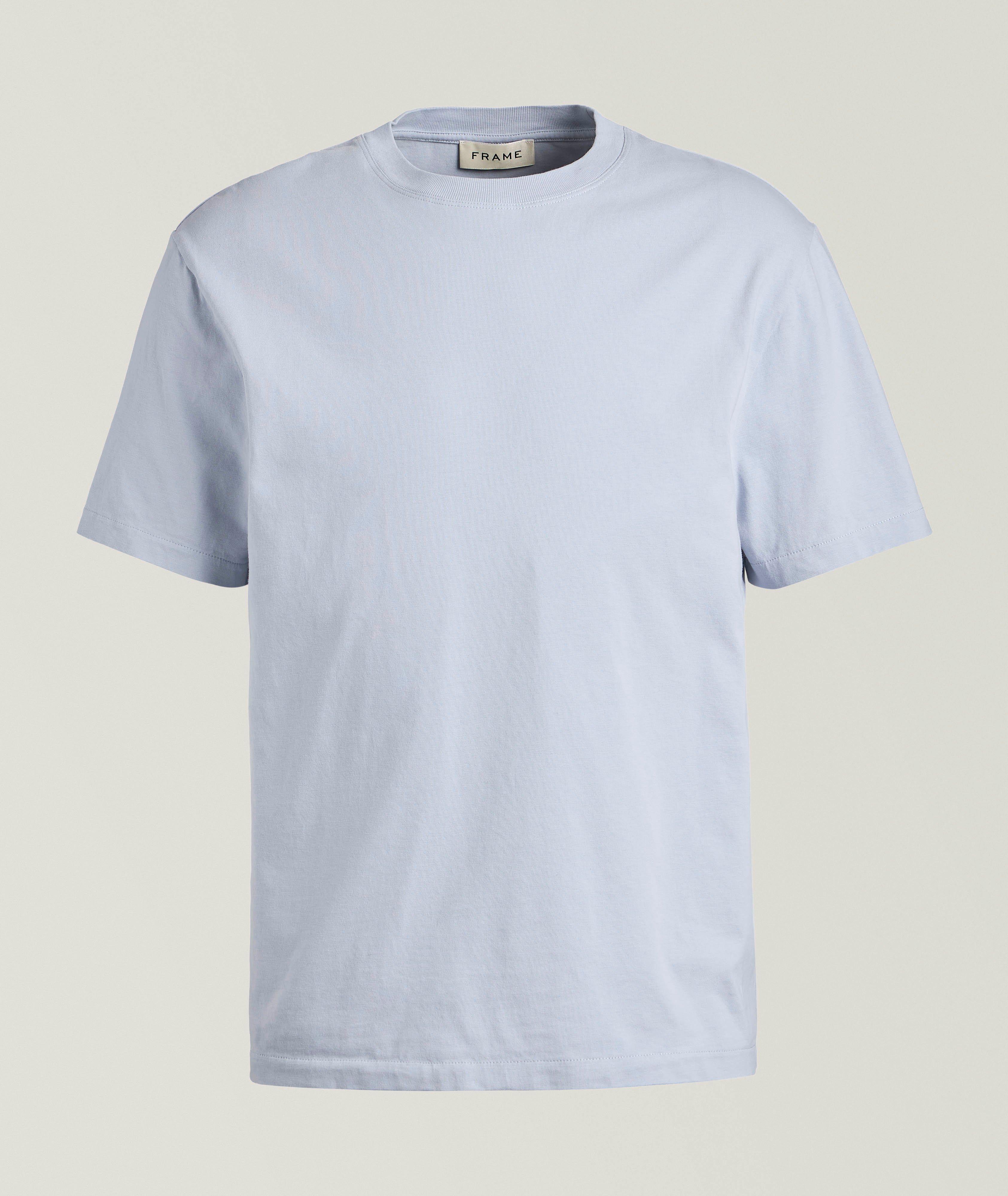 T-shirt en coton avec logo brodé image 0