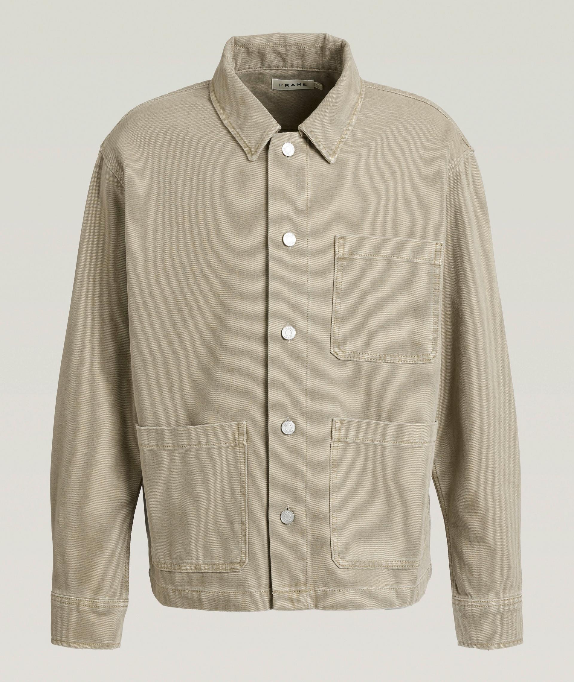 Blouson de style ouvrier en toile de coton image 0