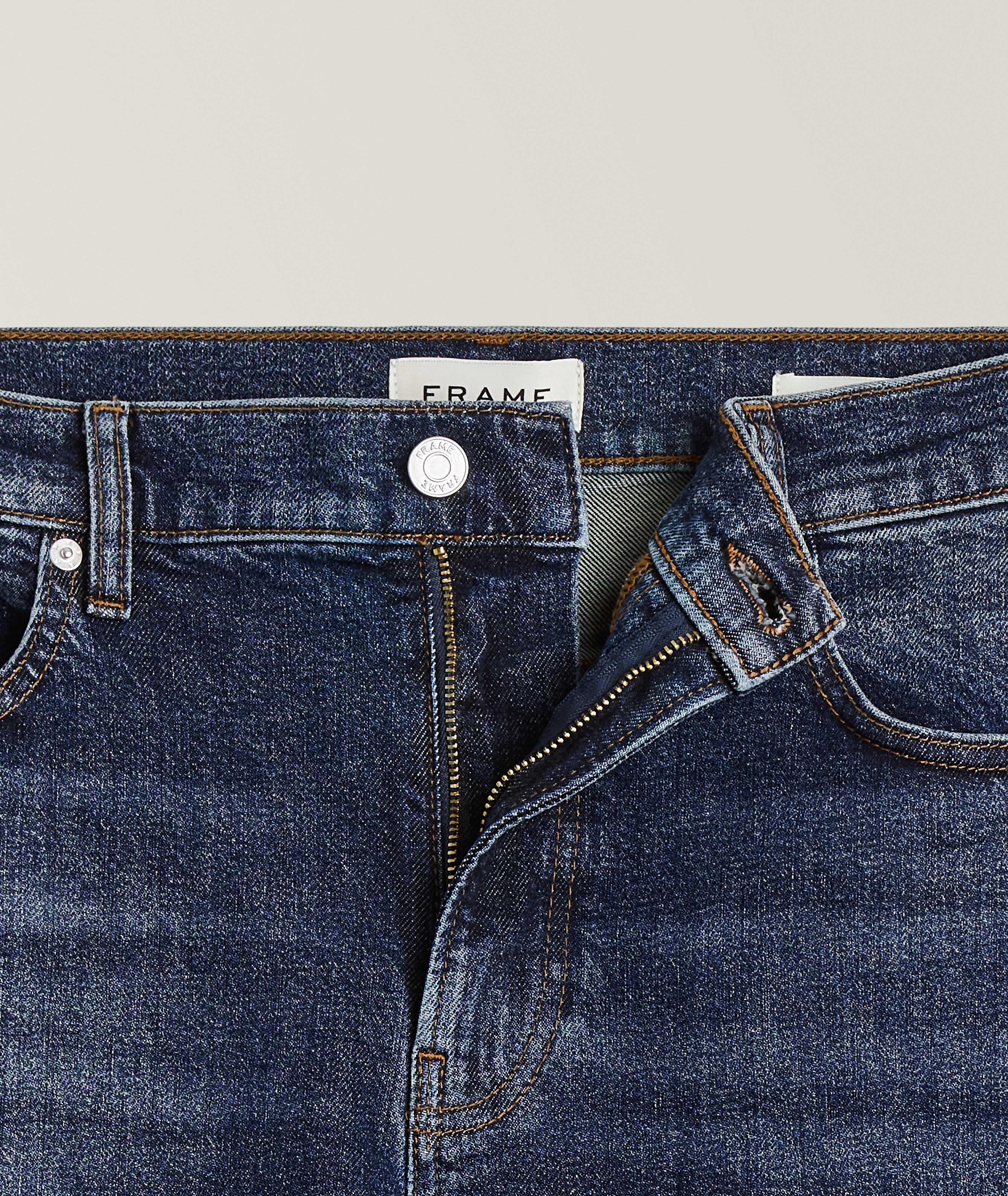 Jean en coton extensible de coupe moderne droite image 1