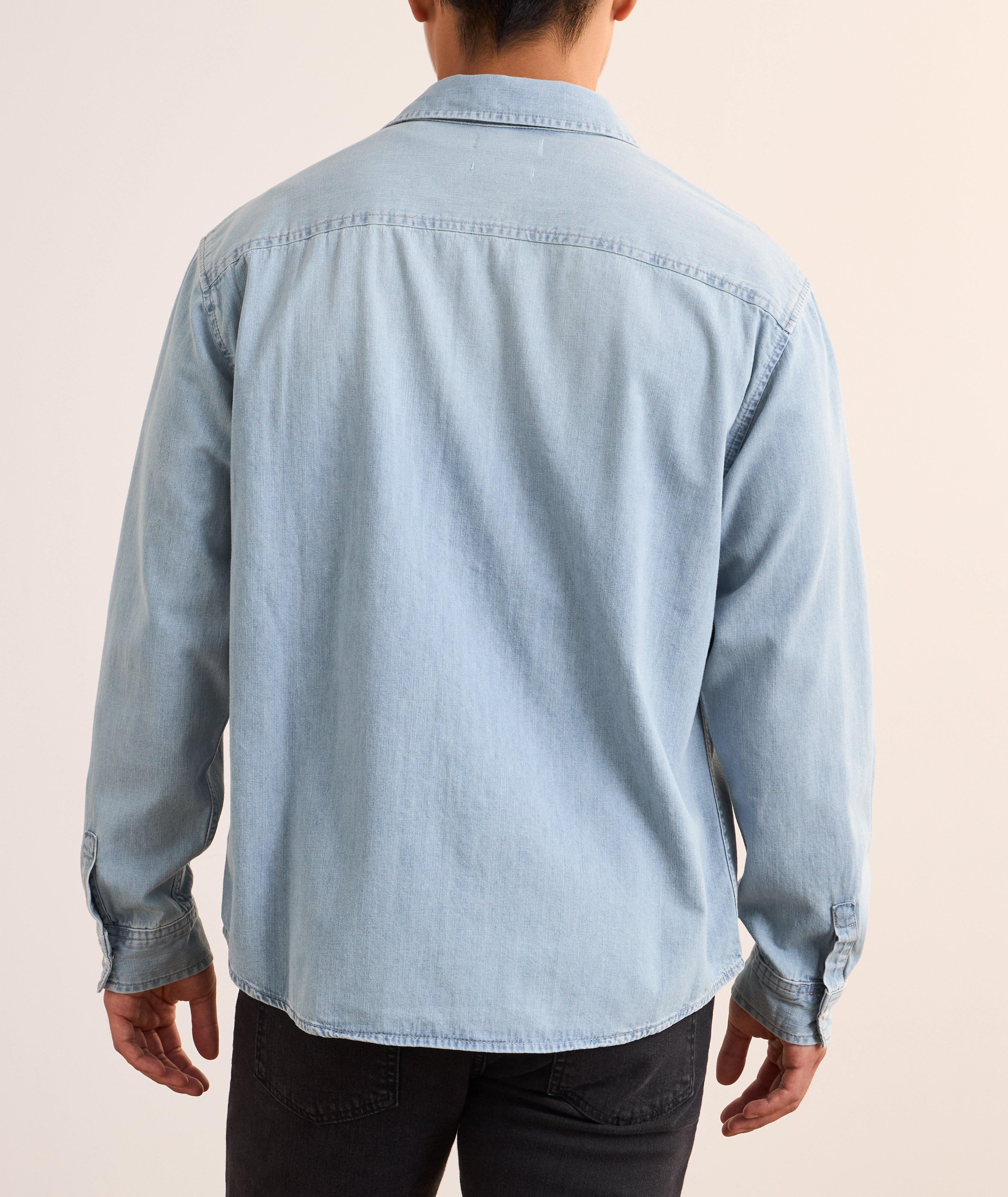 Denim Modern Western Shirt image 2
