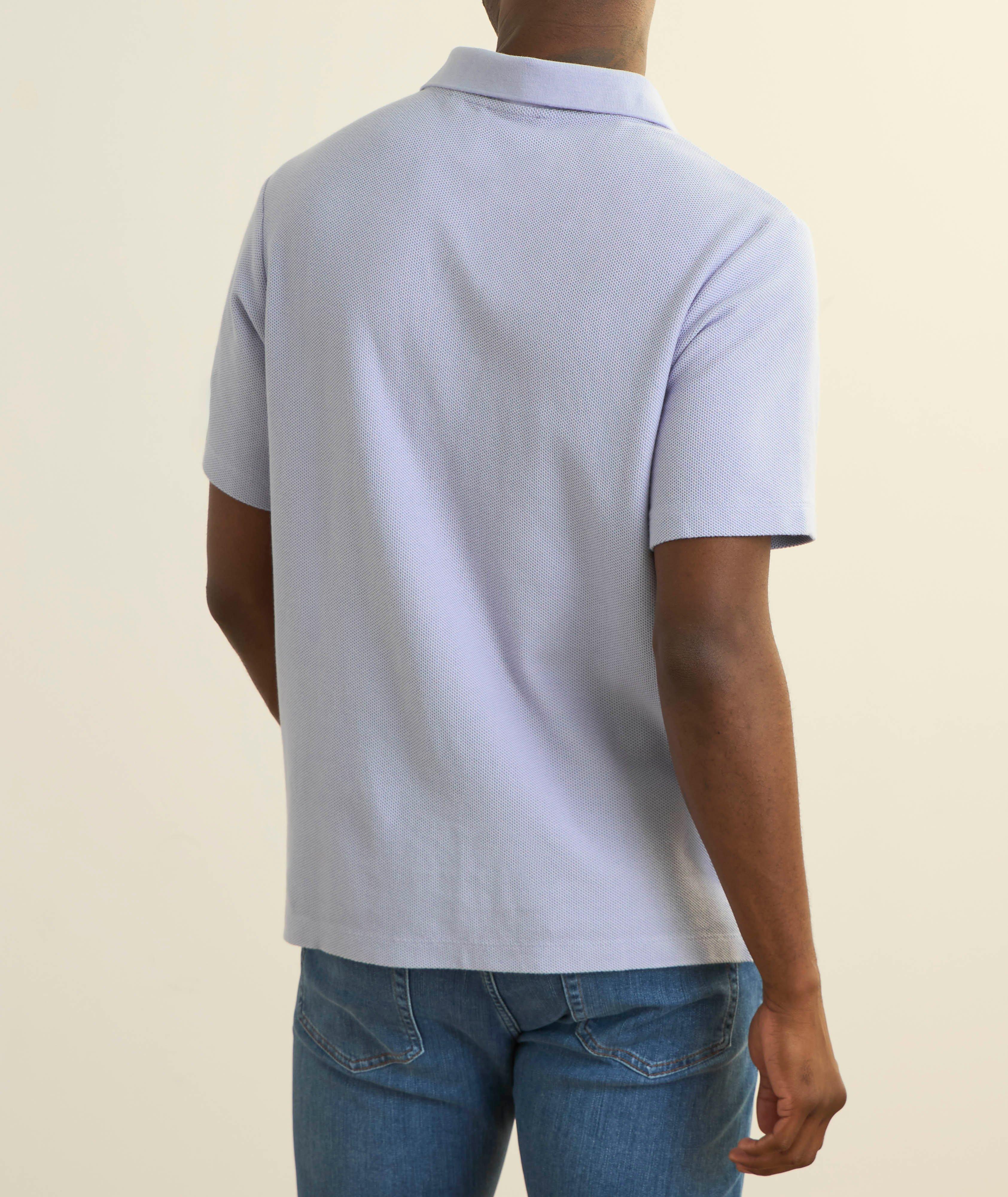 Open Collar Jacquard Polo image 2