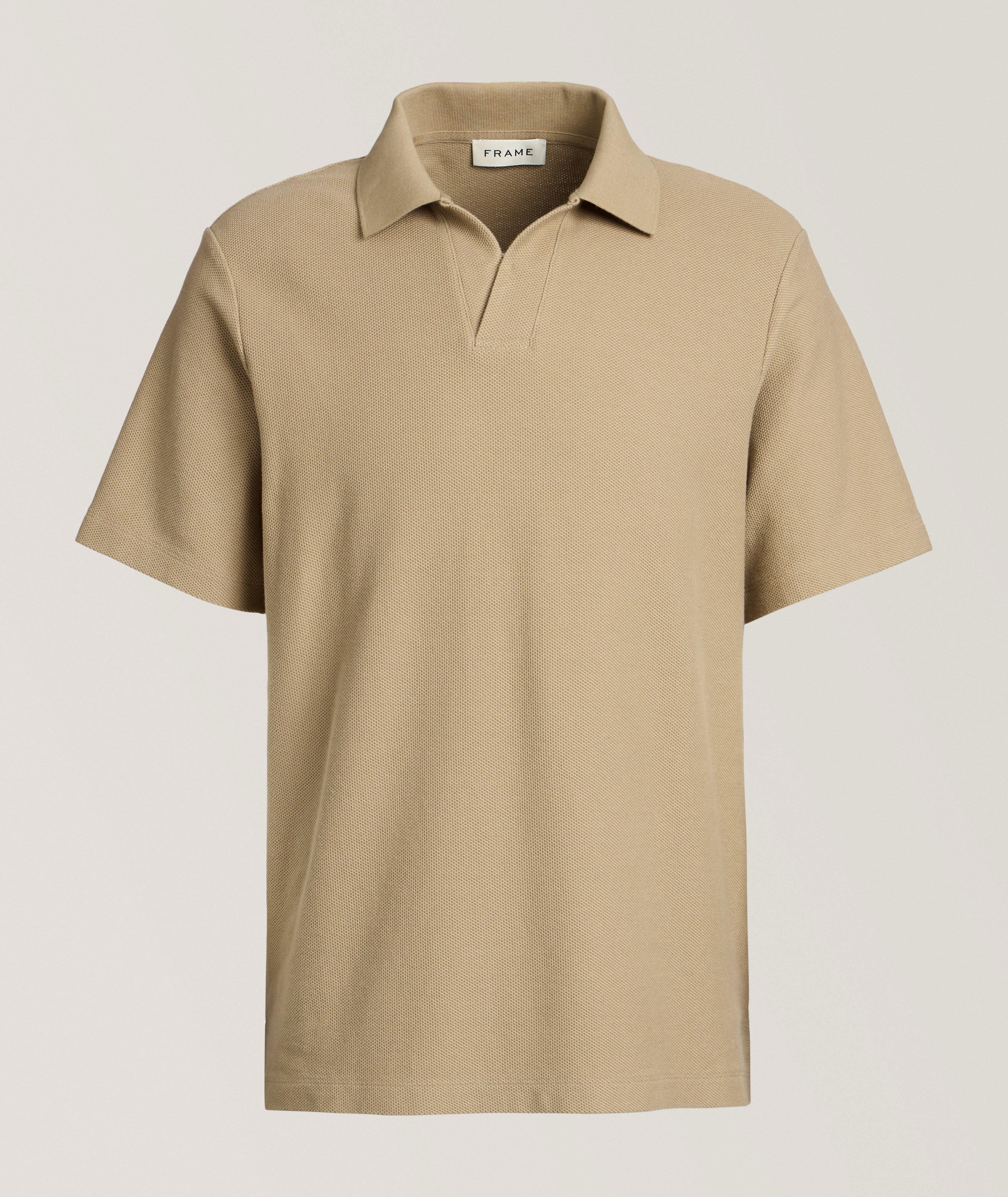Jacquard Johnny Collar Polo  image 0
