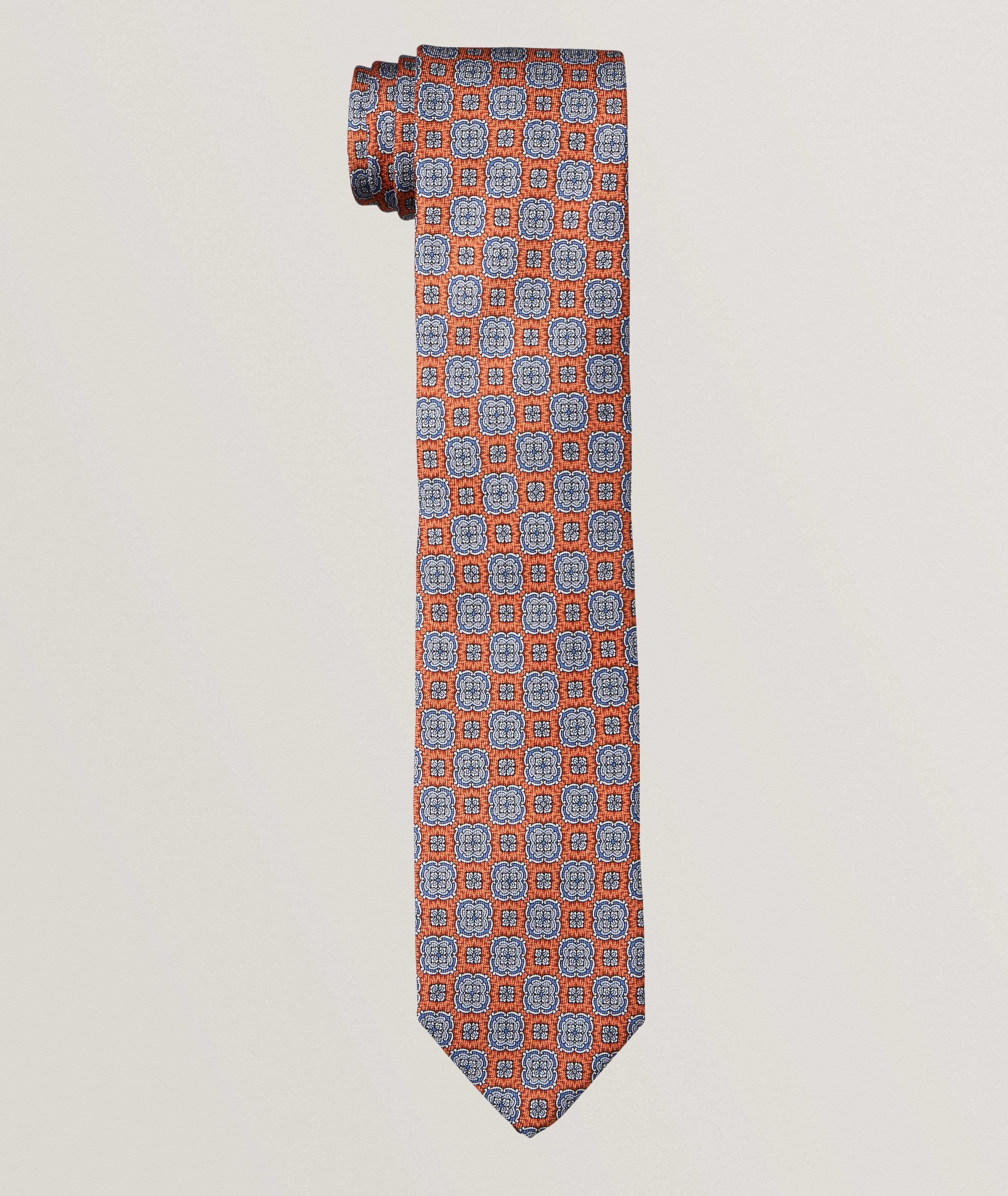 Panama Medallion Silk Tie  image 0