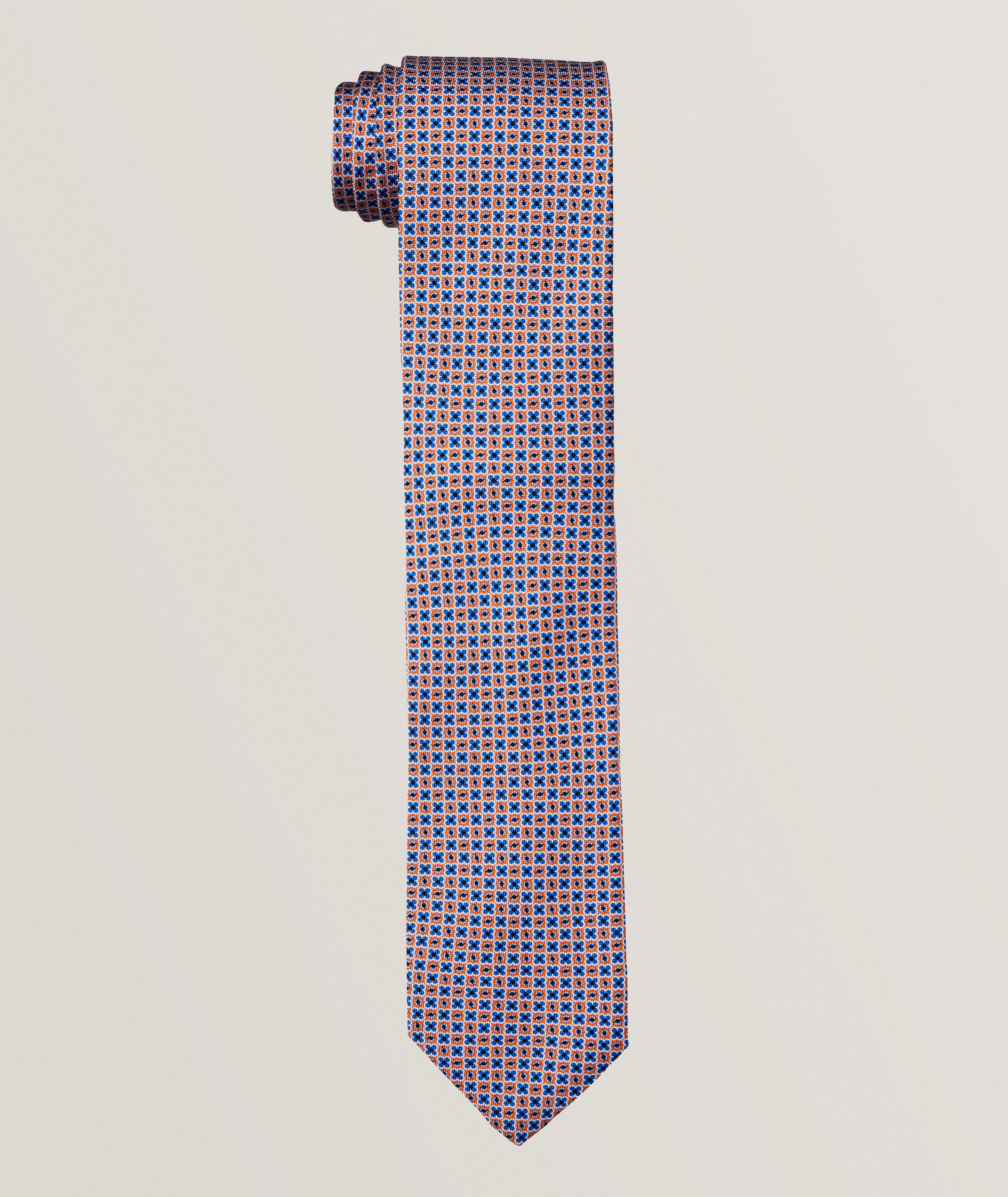 Panama Micro-Clover Silk Tie  image 0