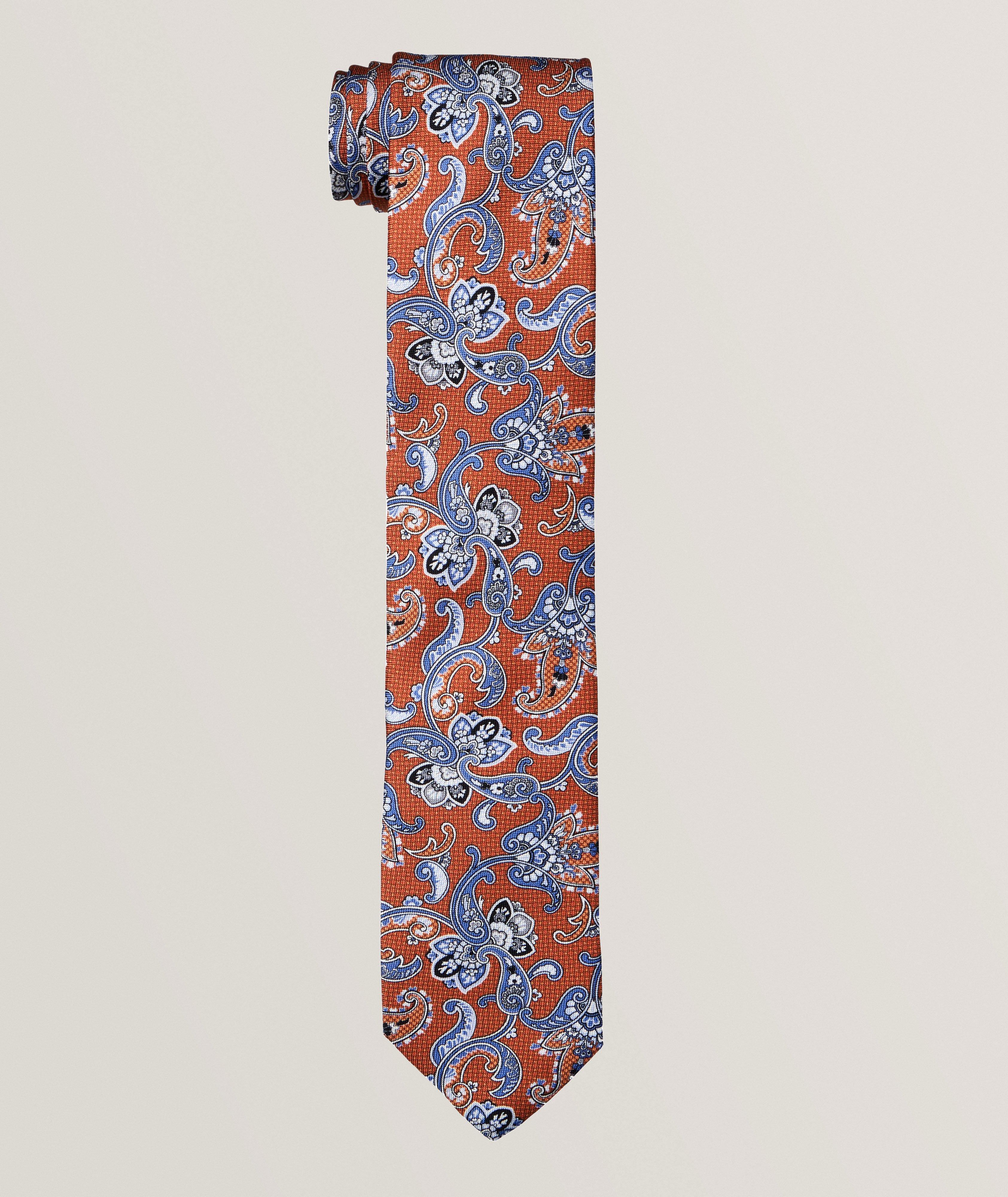 Panama Paisley Silk Tie  image 0