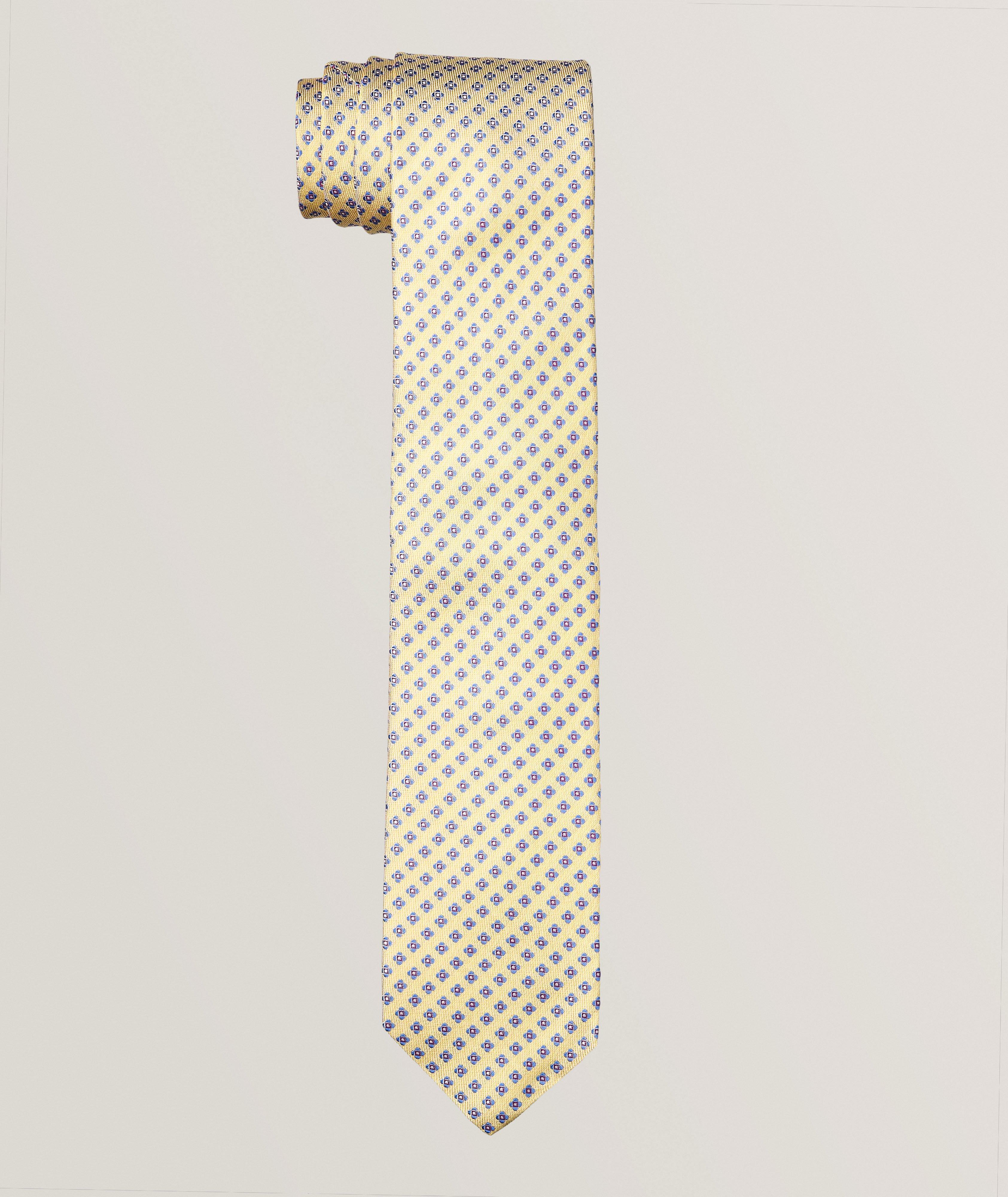 Jacquard Micro-Neat Silk Tie  image 0