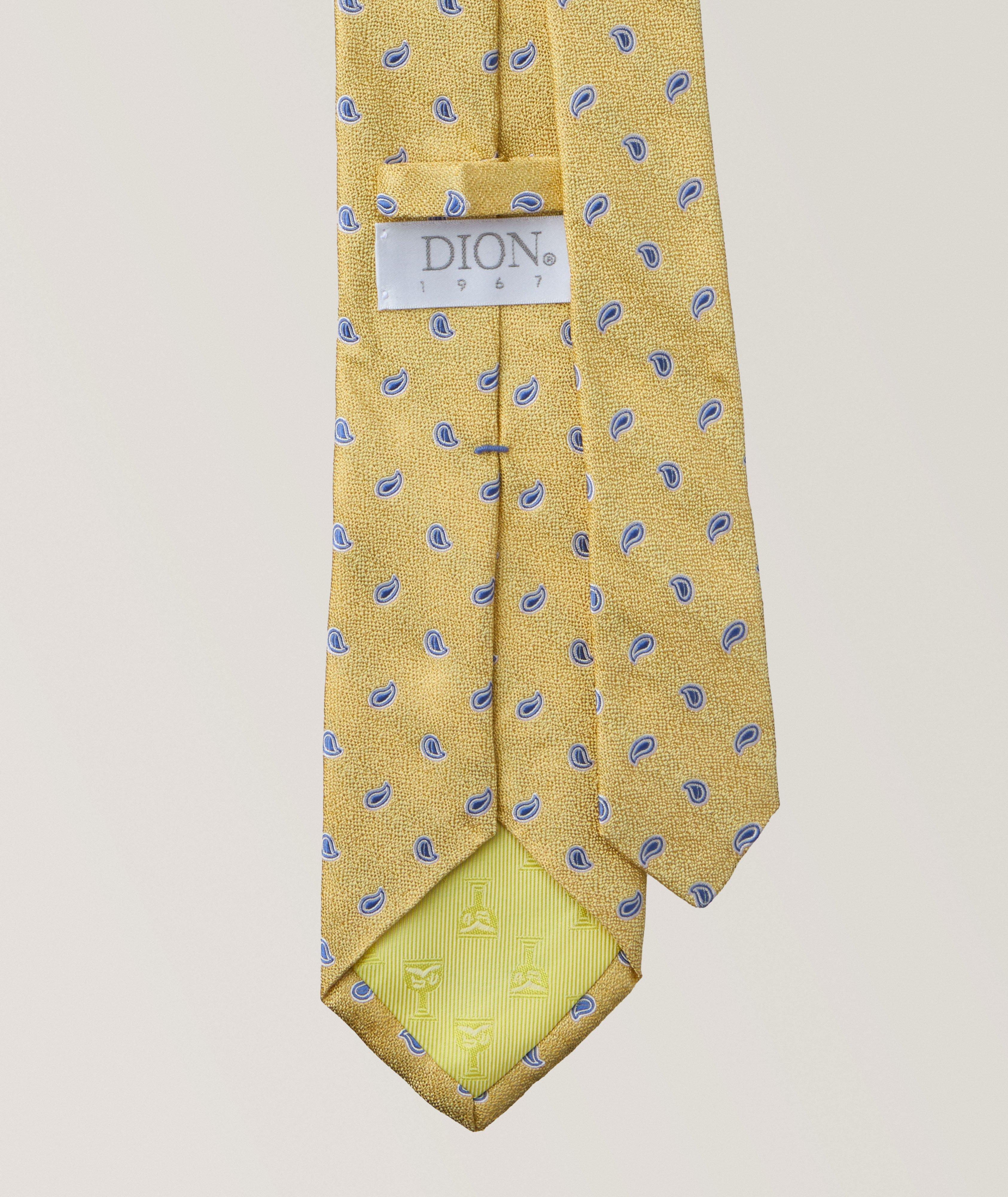 Jacquard Teardrop Silk Tie  image 1