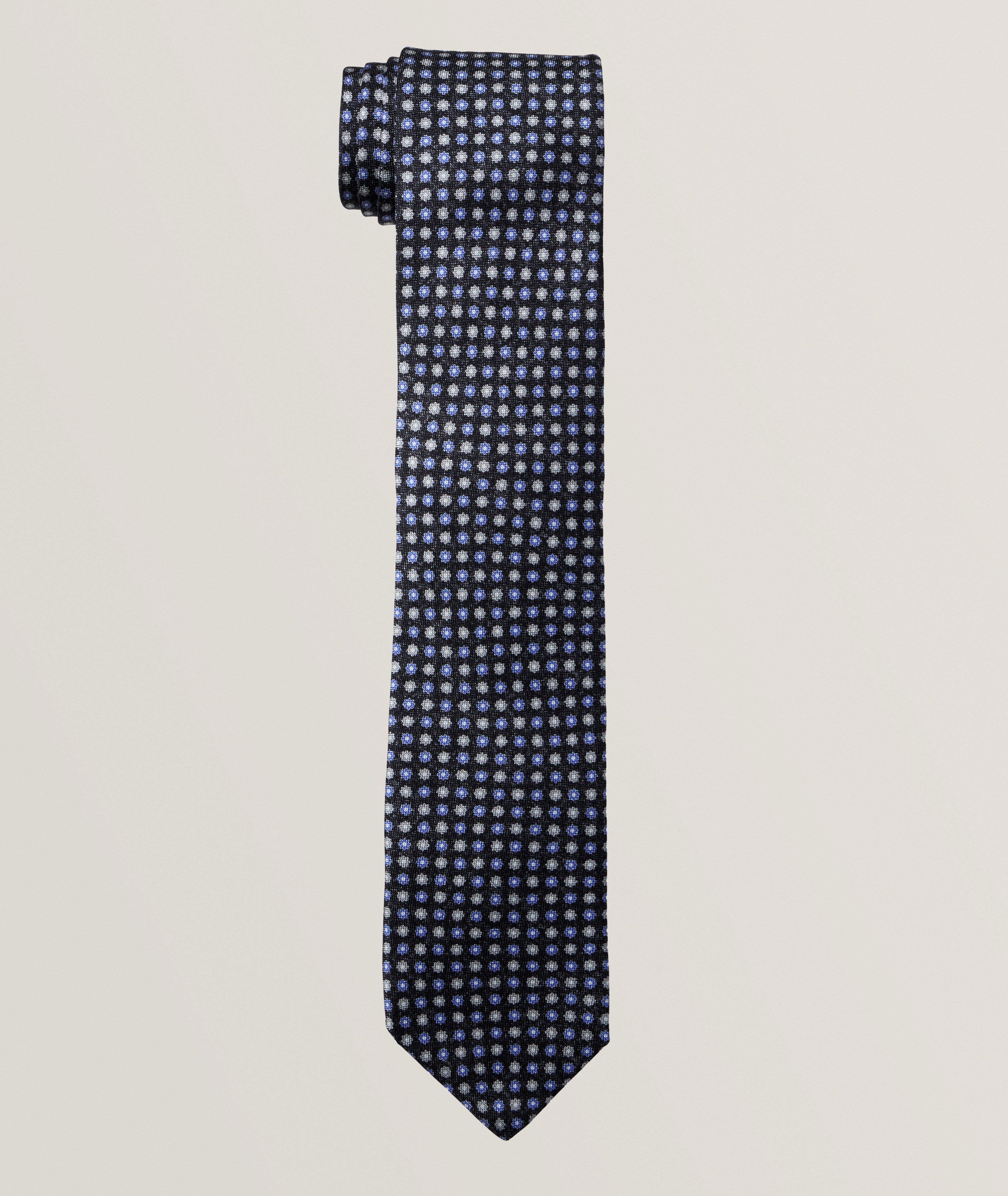 Panama Micro-Floral Silk Tie  image 0