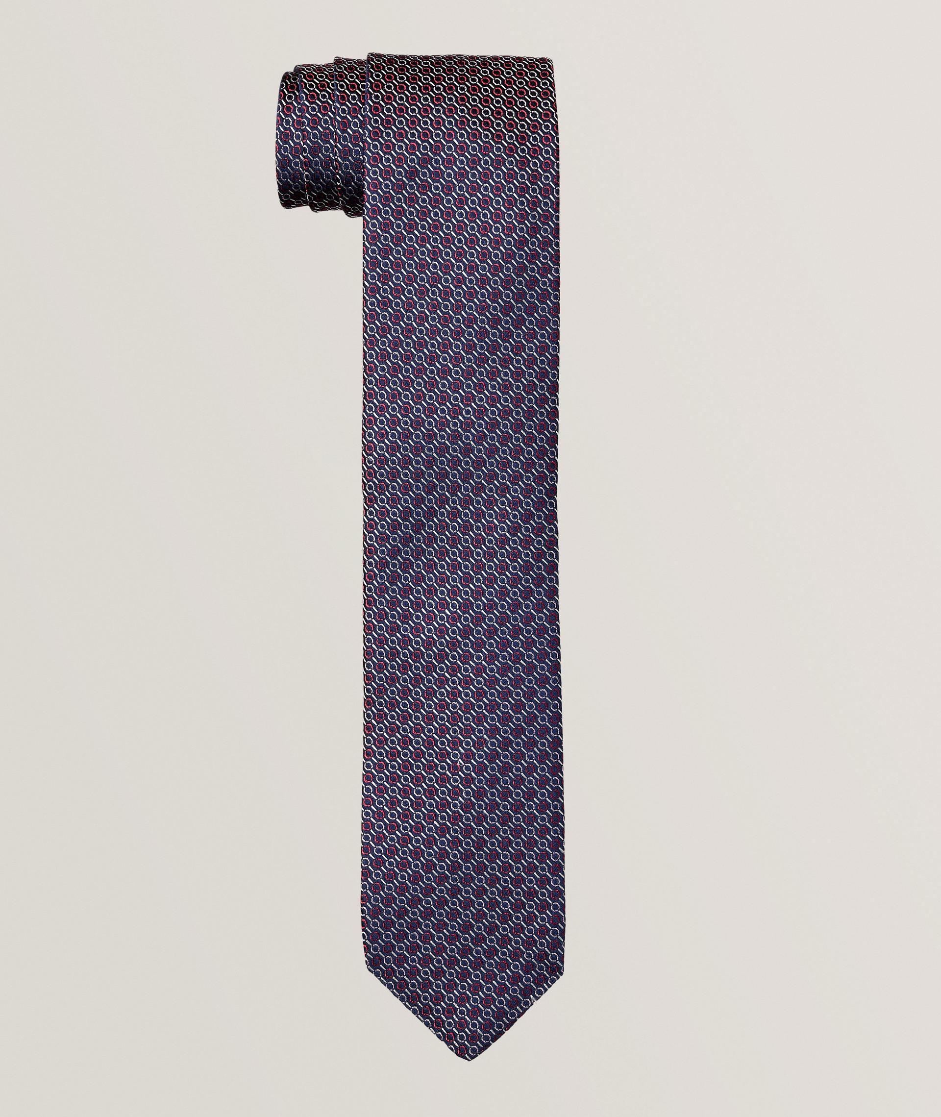 Jacquard Links Silk Tie  image 0