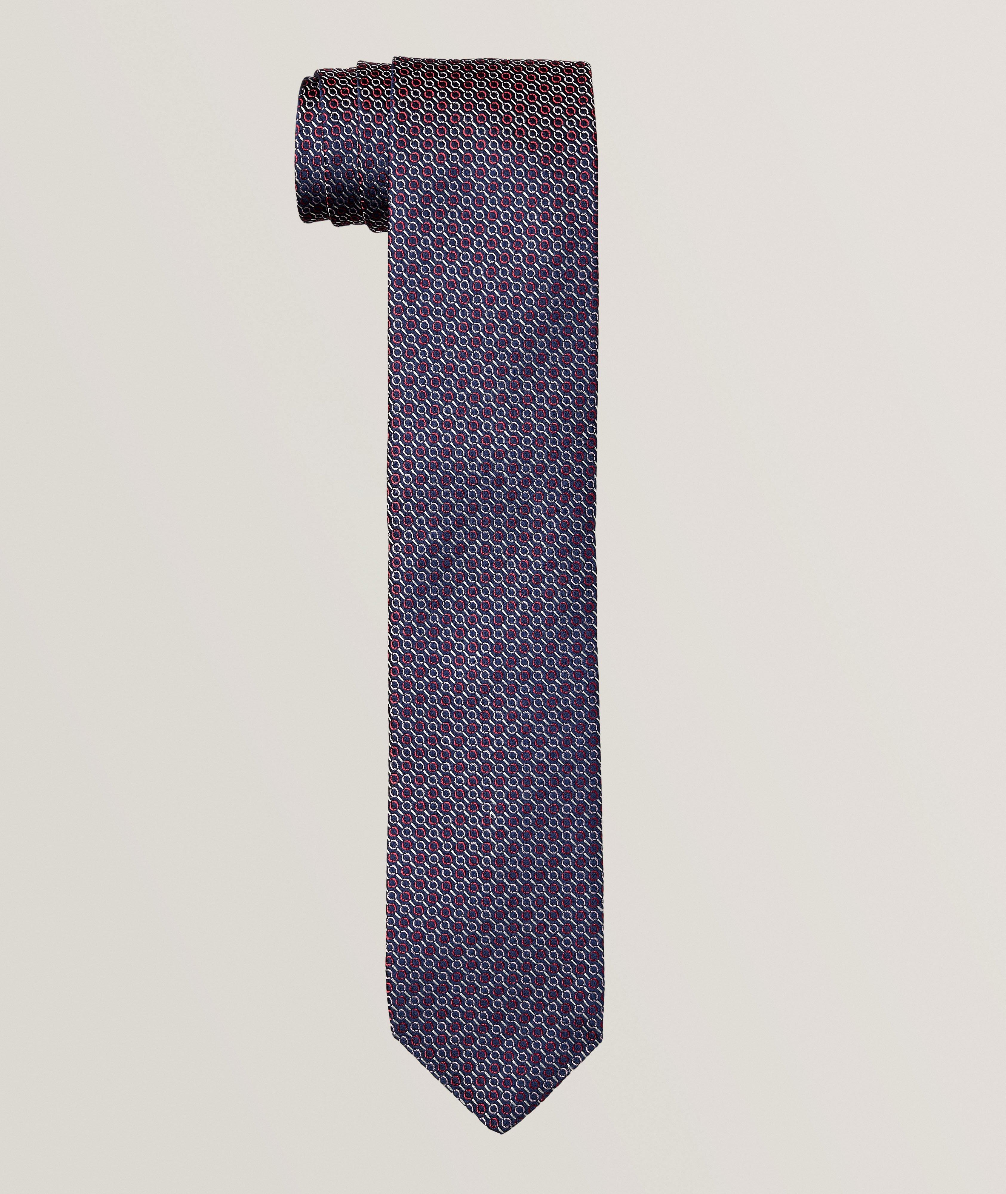 Jacquard Links Silk Tie  image 0