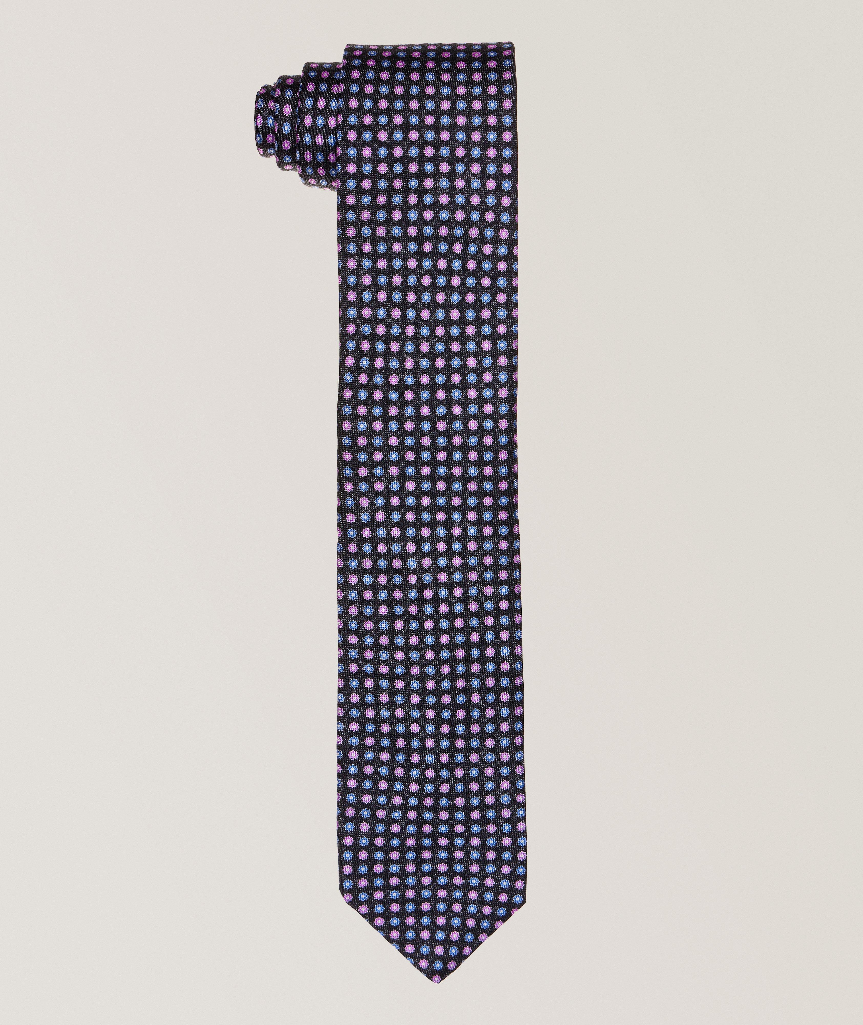 Panama Micro-Floral Silk Tie  image 0