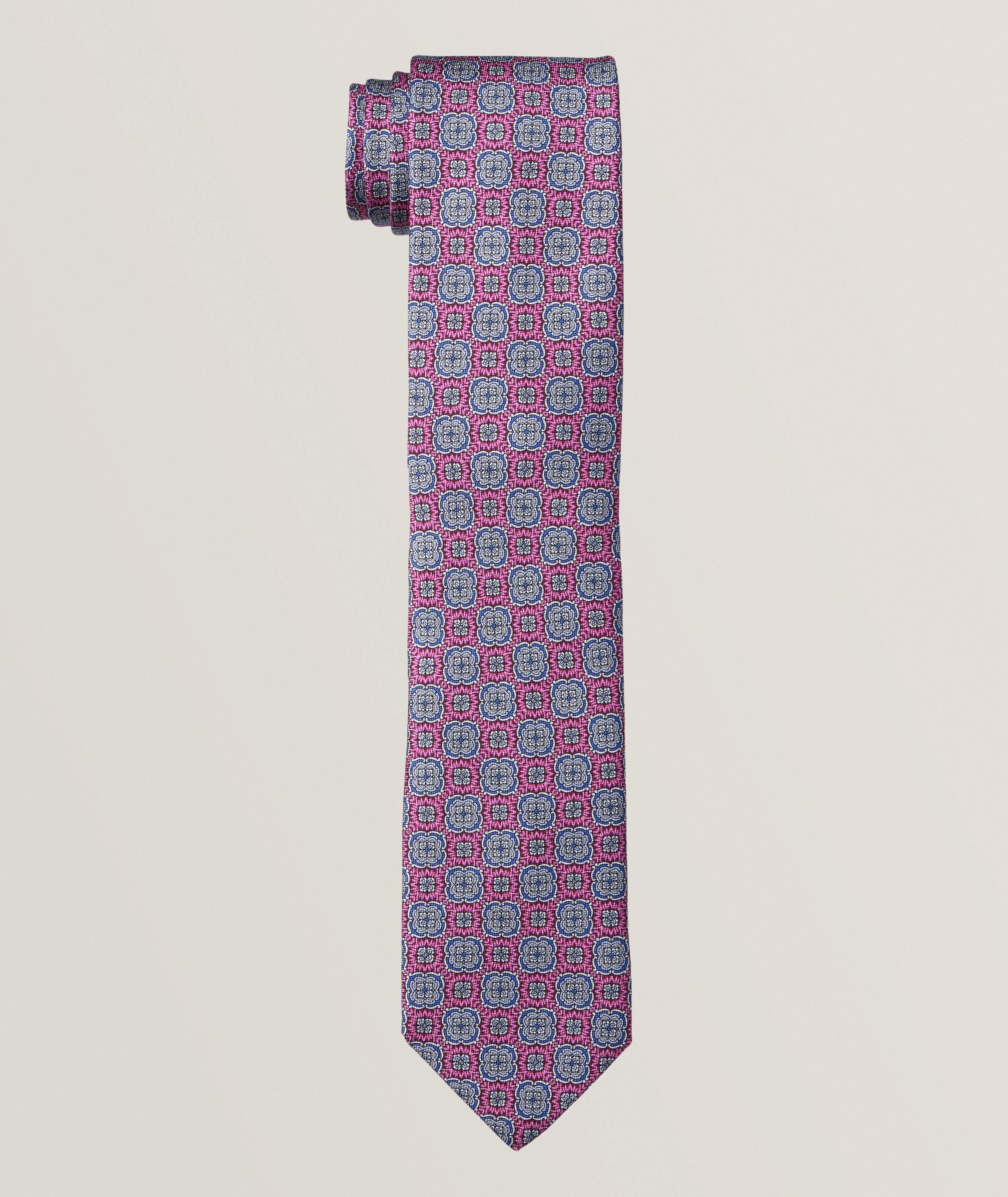 Panama Medallion Silk Tie  image 0