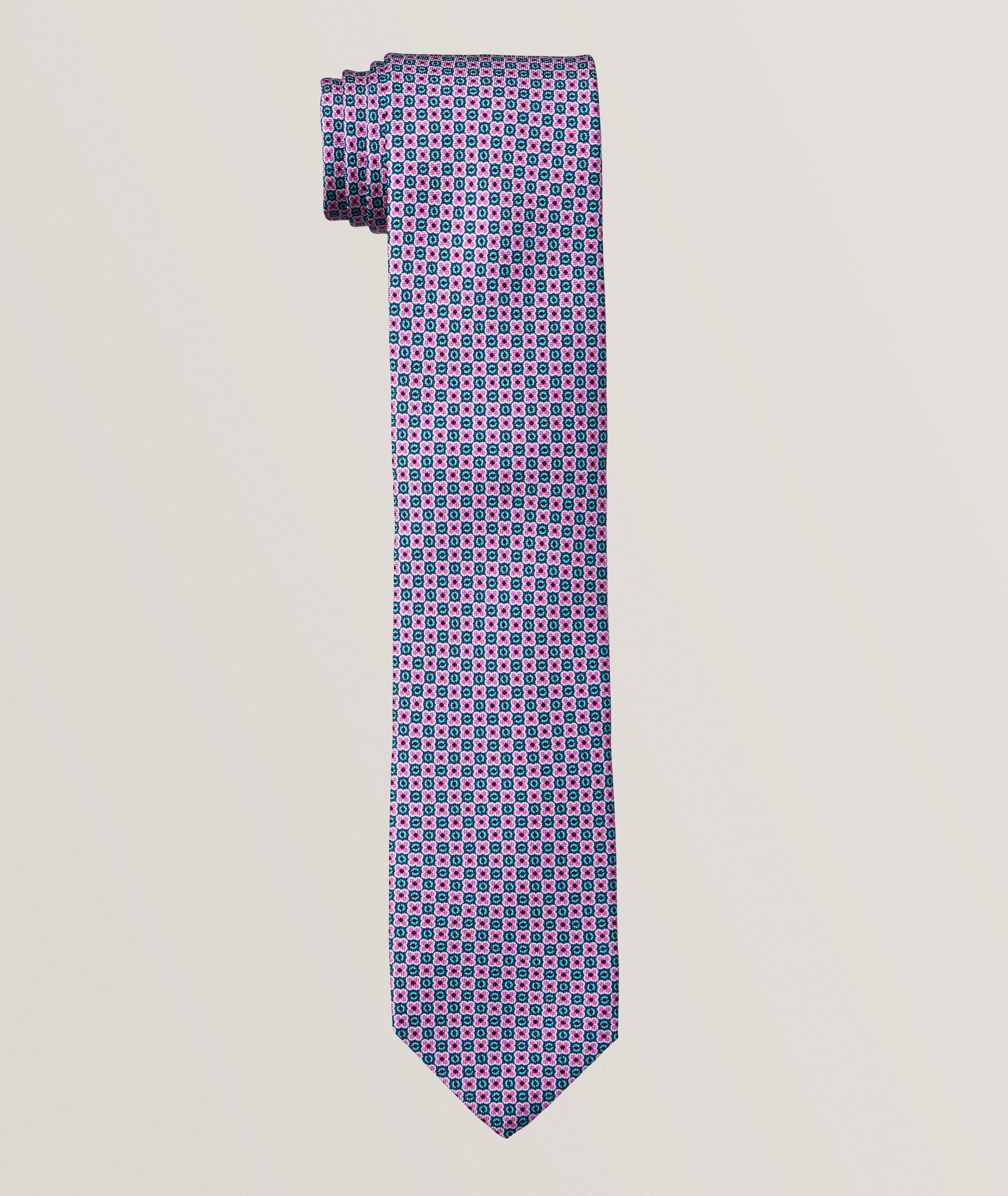 Panama Micro-Clover Silk Tie  image 0