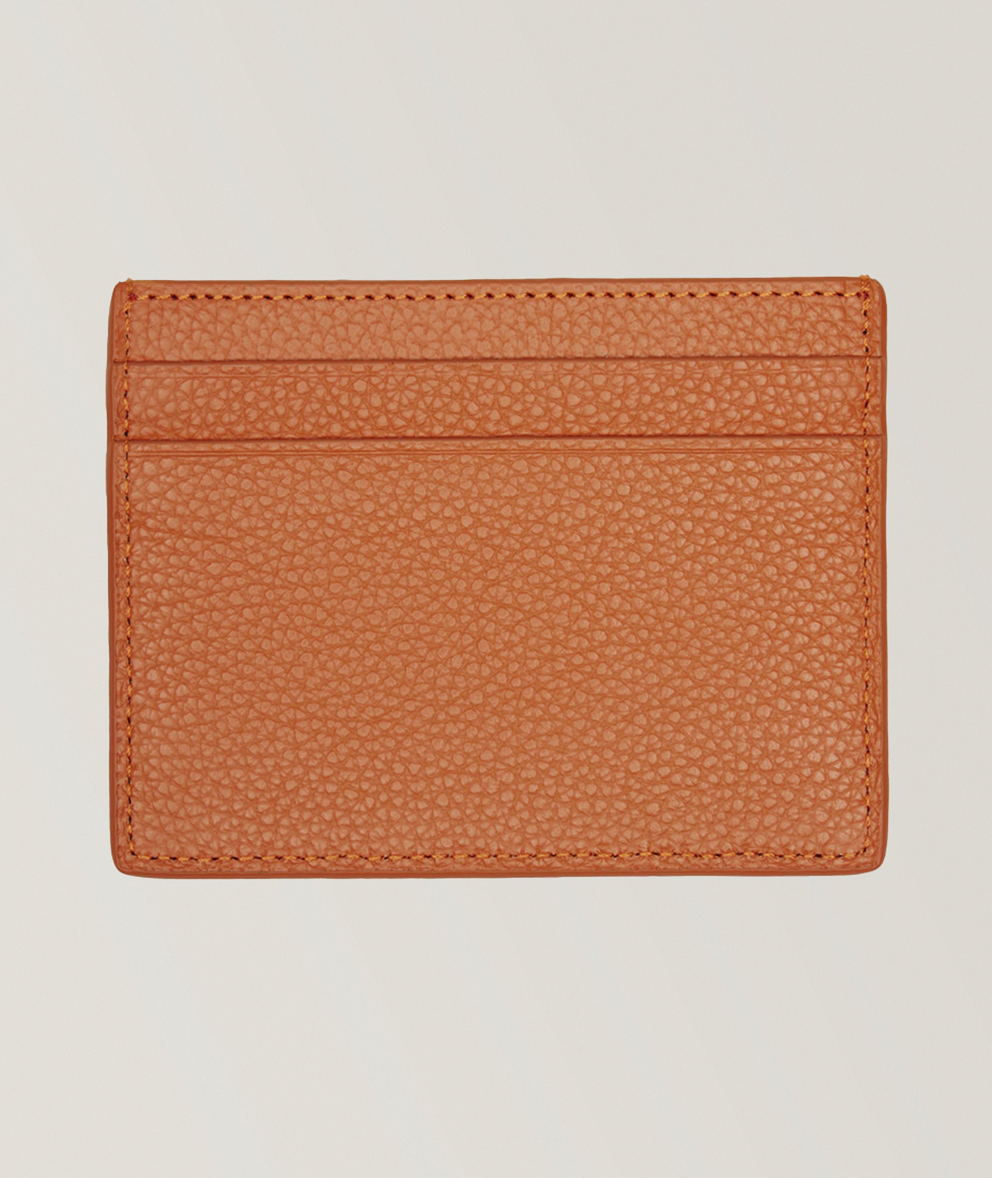 Porte-carte Branson en cuir grenu image 1