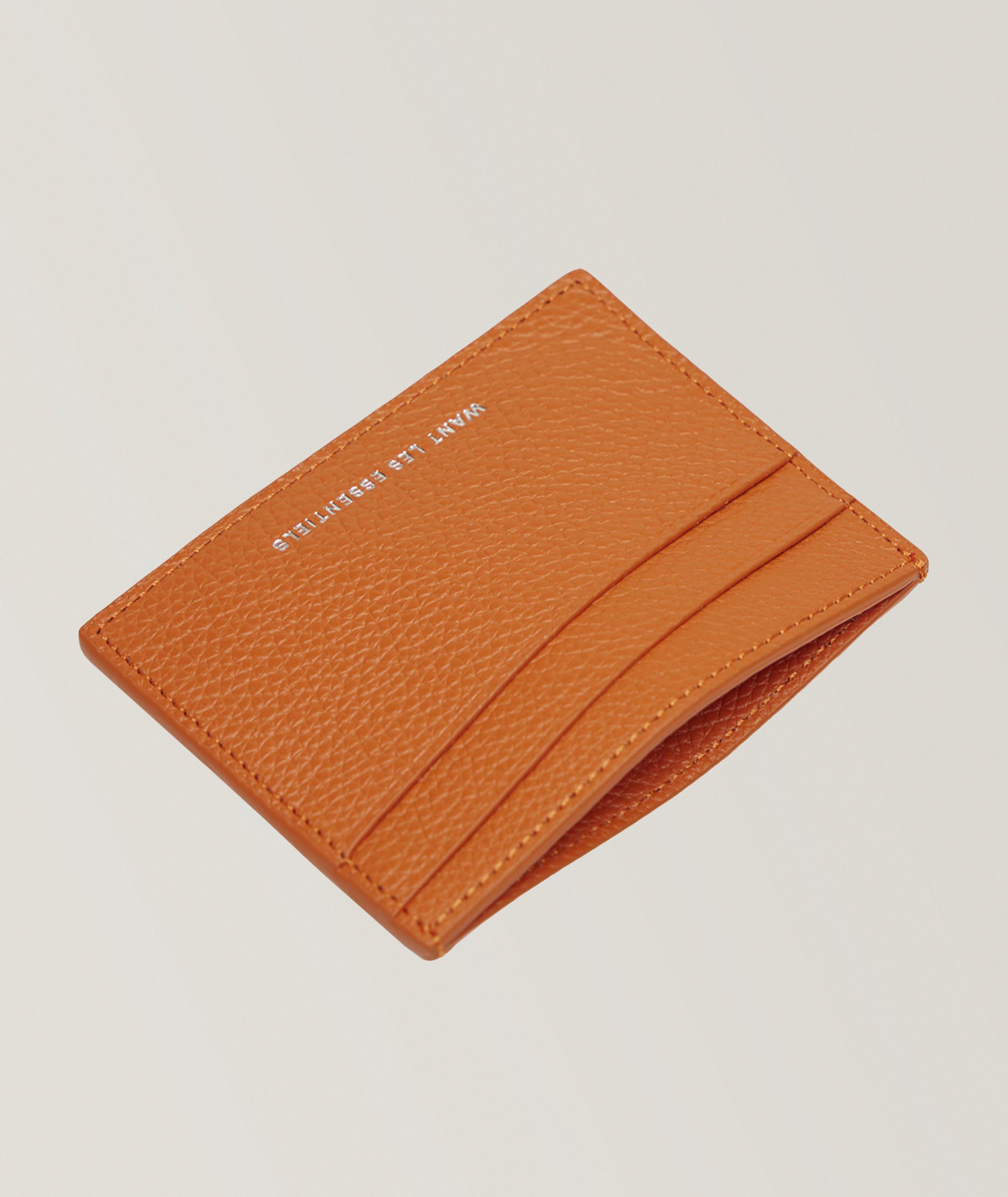 Porte-carte Branson en cuir grenu image 2