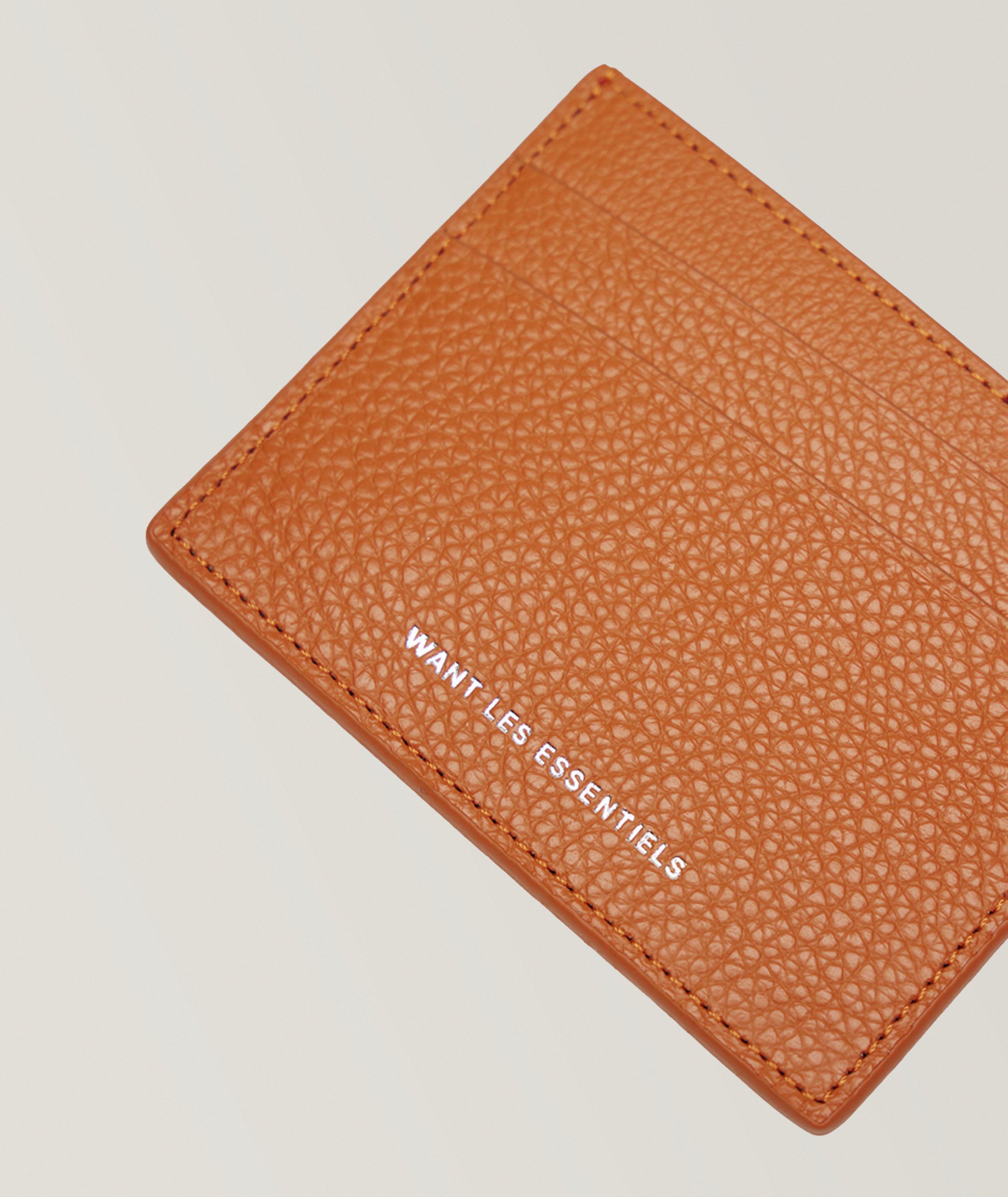 Porte-carte Branson en cuir grenu image 3