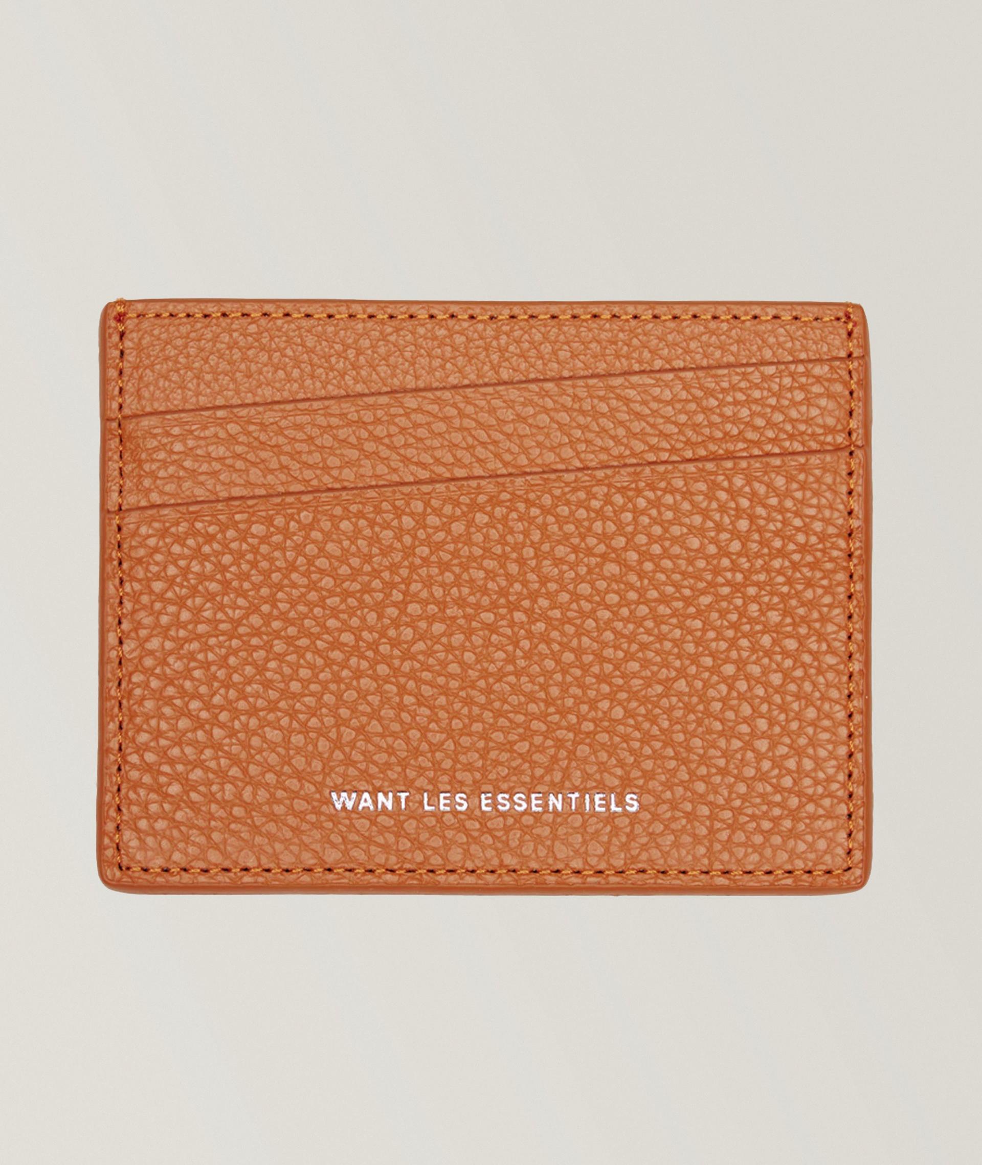 Porte-carte Branson en cuir grenu image 0